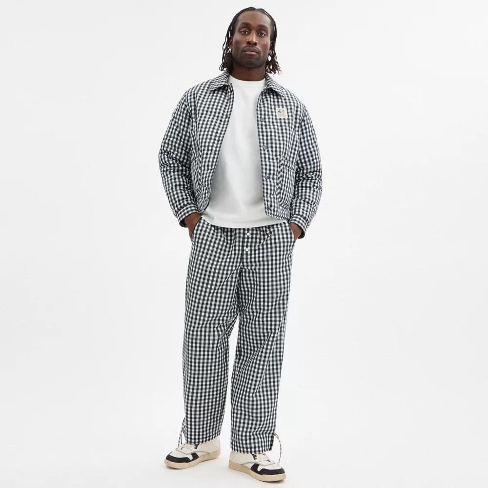 Coachtopia Loop Gingham Pants Product Image