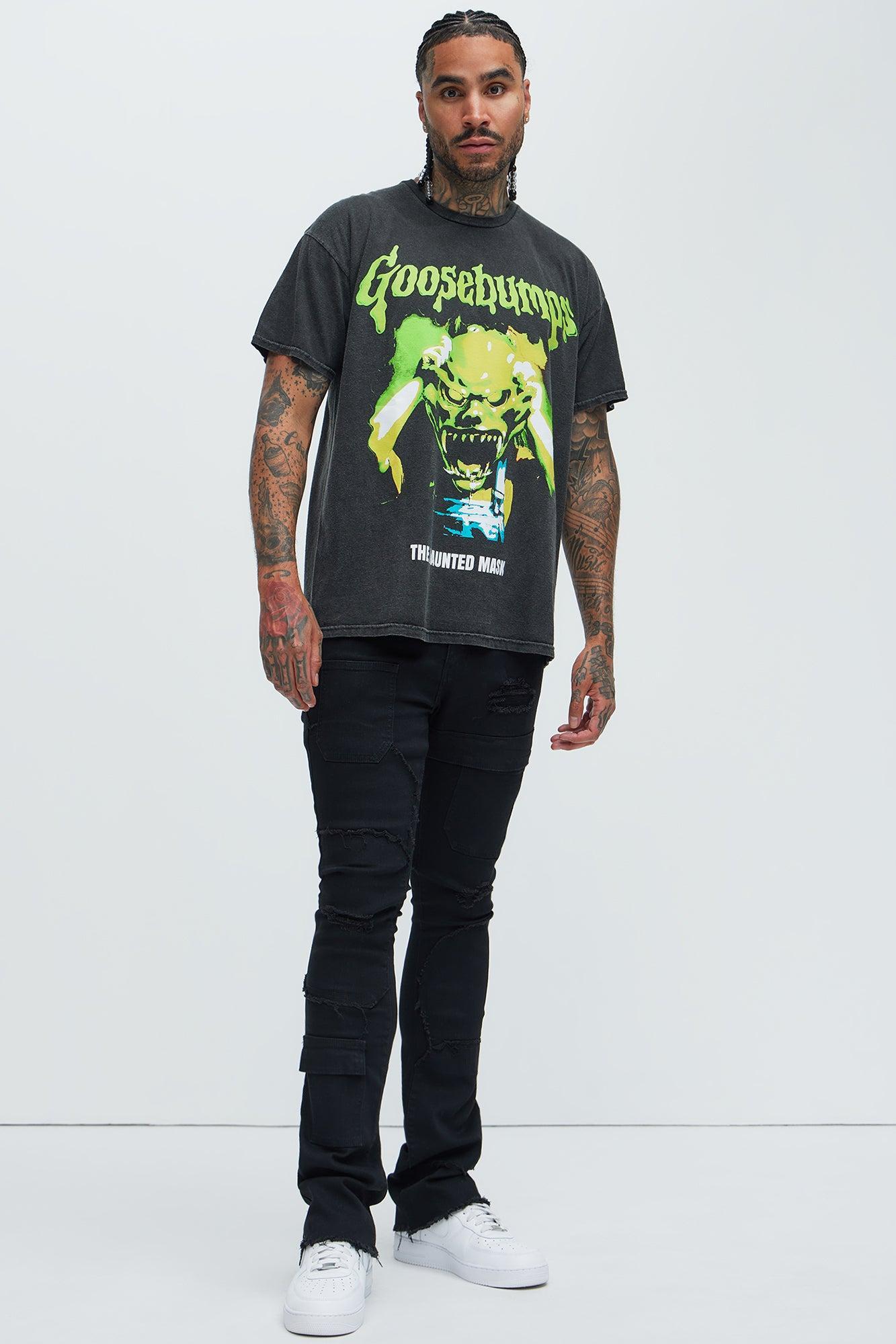 No Frontin' Me Pocket Skinny Flare Jeans - Black Product Image