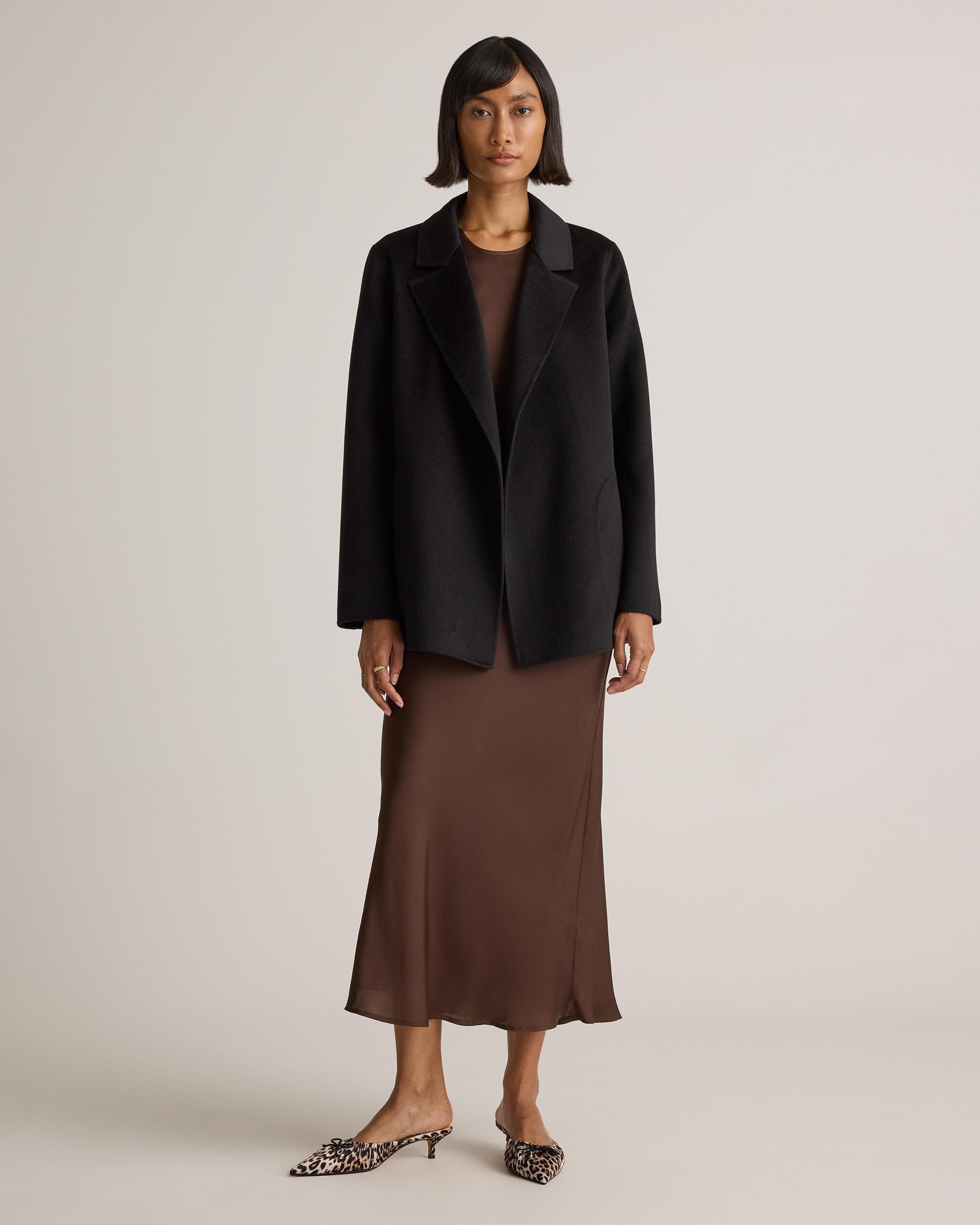 Quince | Women's 100% Mongolian Cashmere Double-Faced Open Blazer Size XL Product Image
