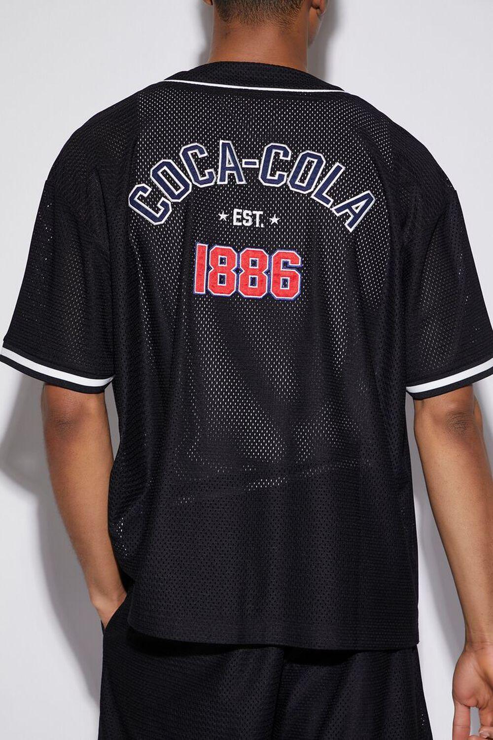 Embroidered Coca-Cola Applique Baseball Jersey | Forever 21 Product Image