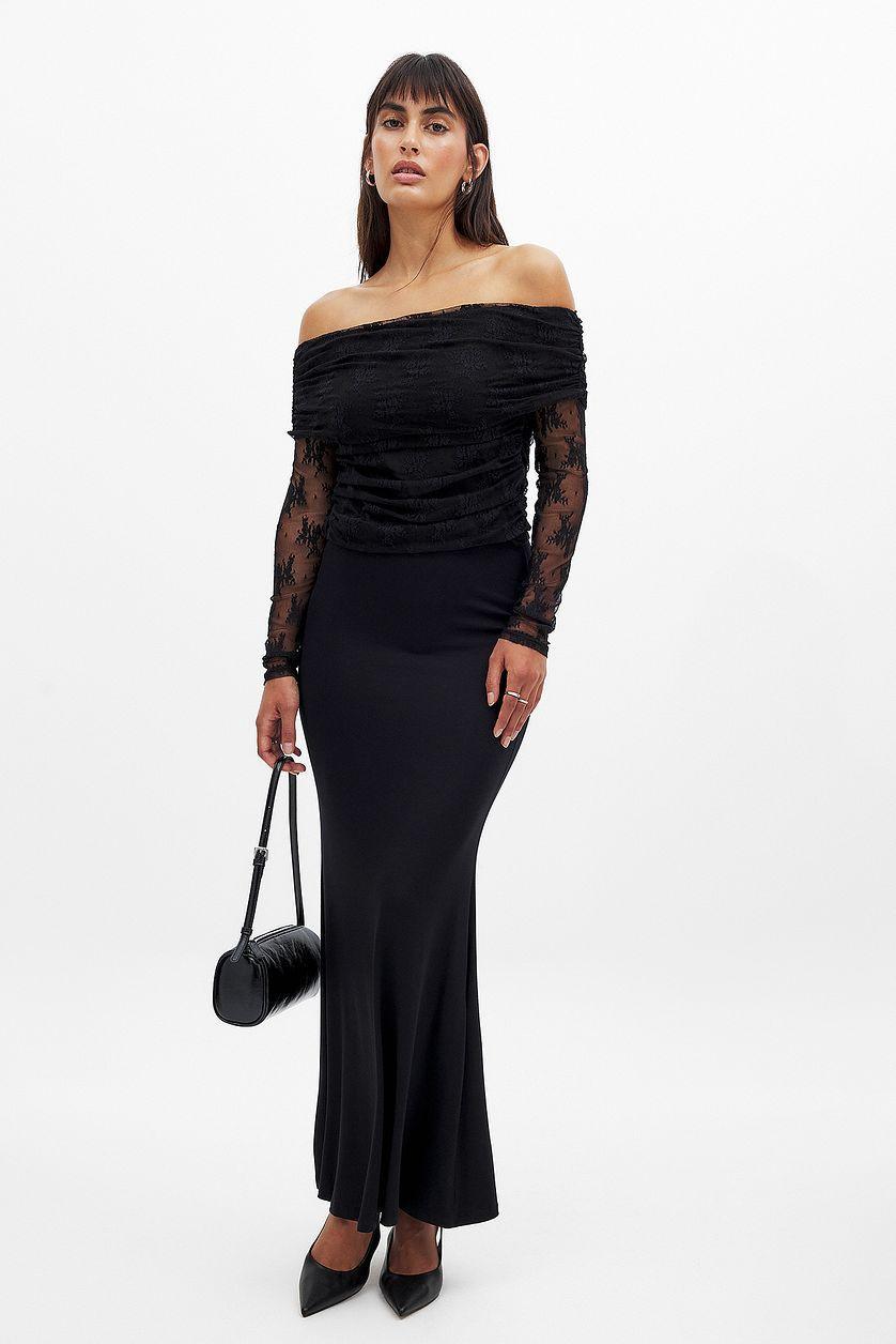 Off Shoulder Lace Top Product Image