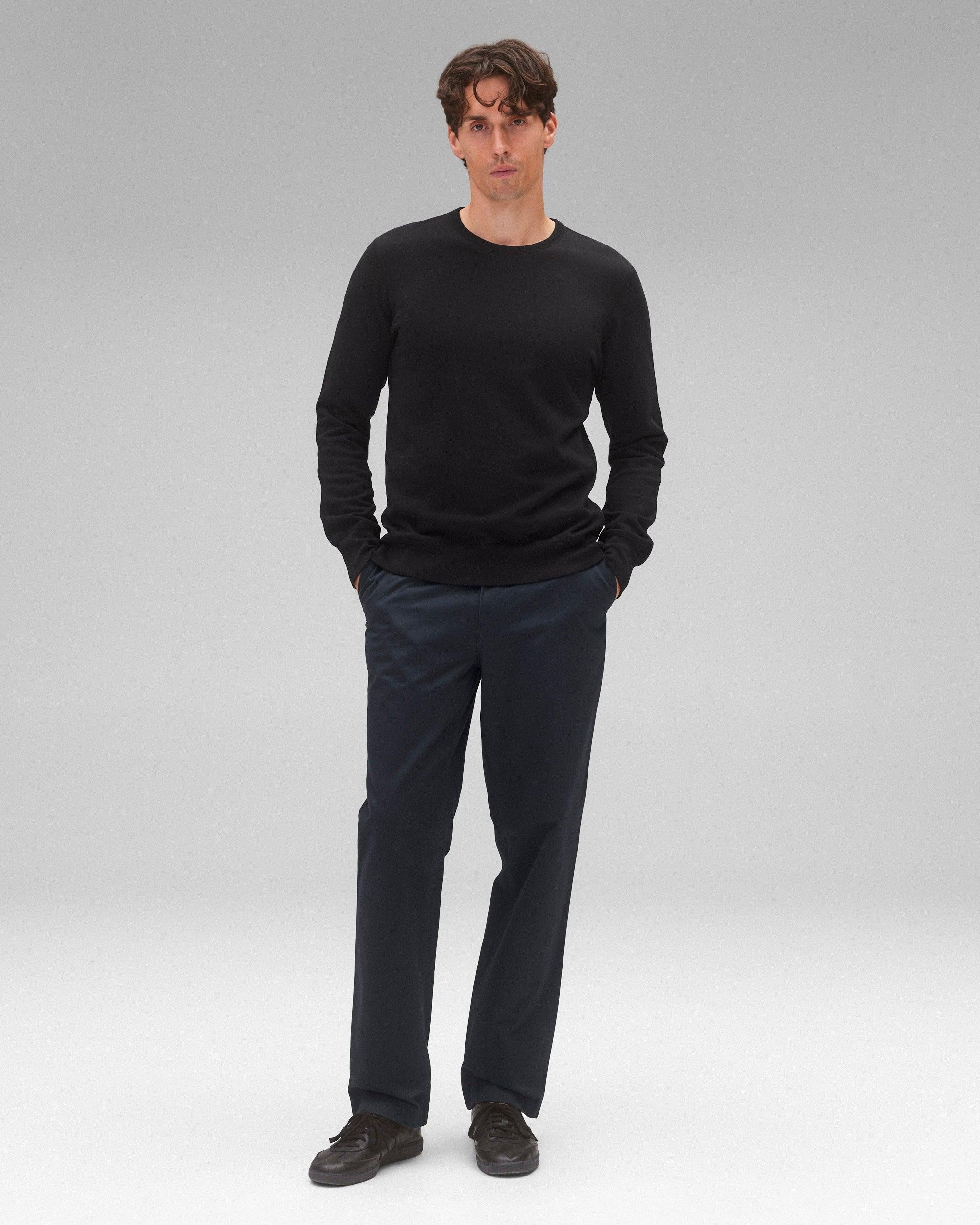 Lightweight Terry Slim Crewneck Male Product Image