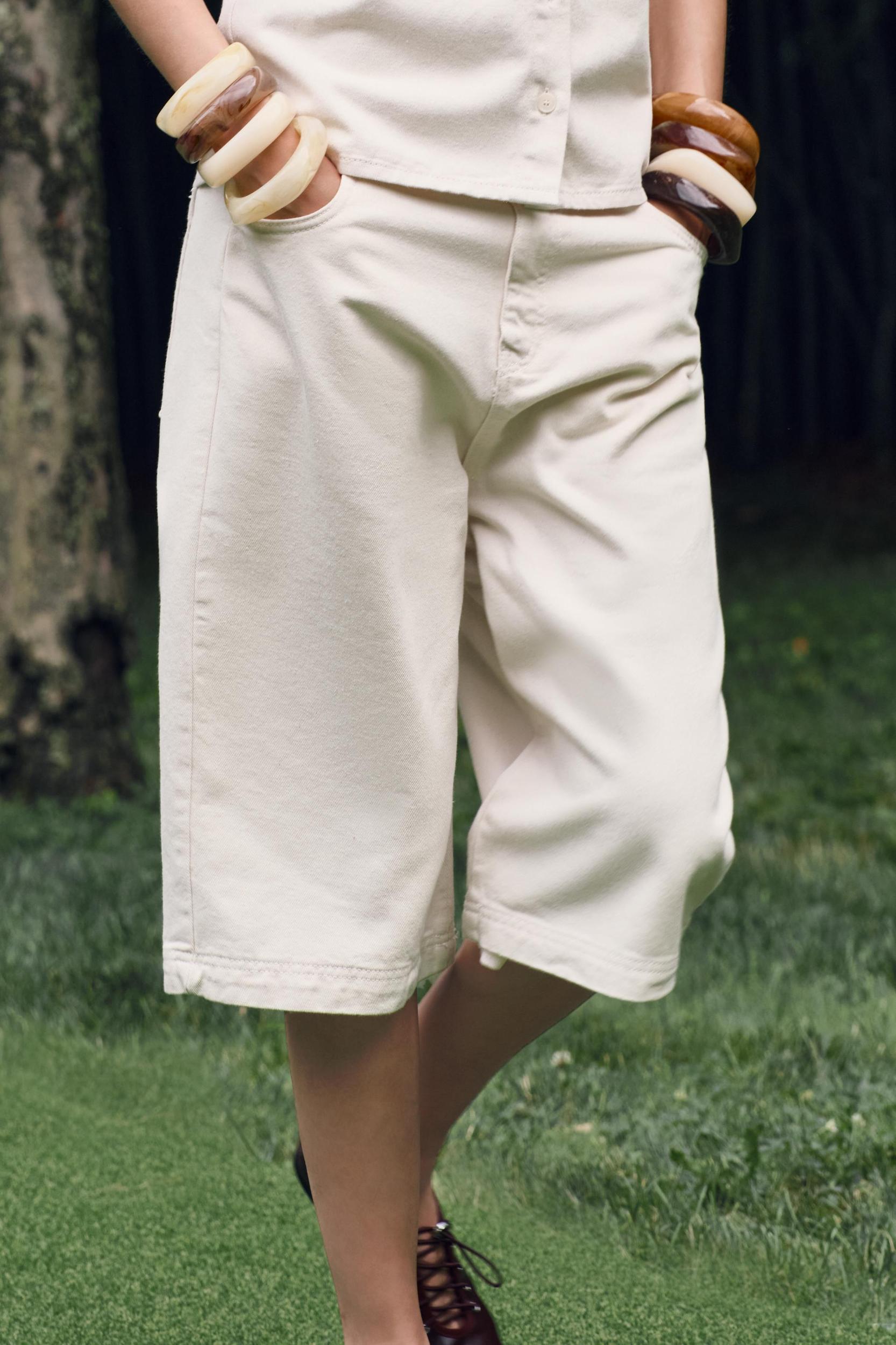 DENIM SHORTS ZW COLLECTION Product Image
