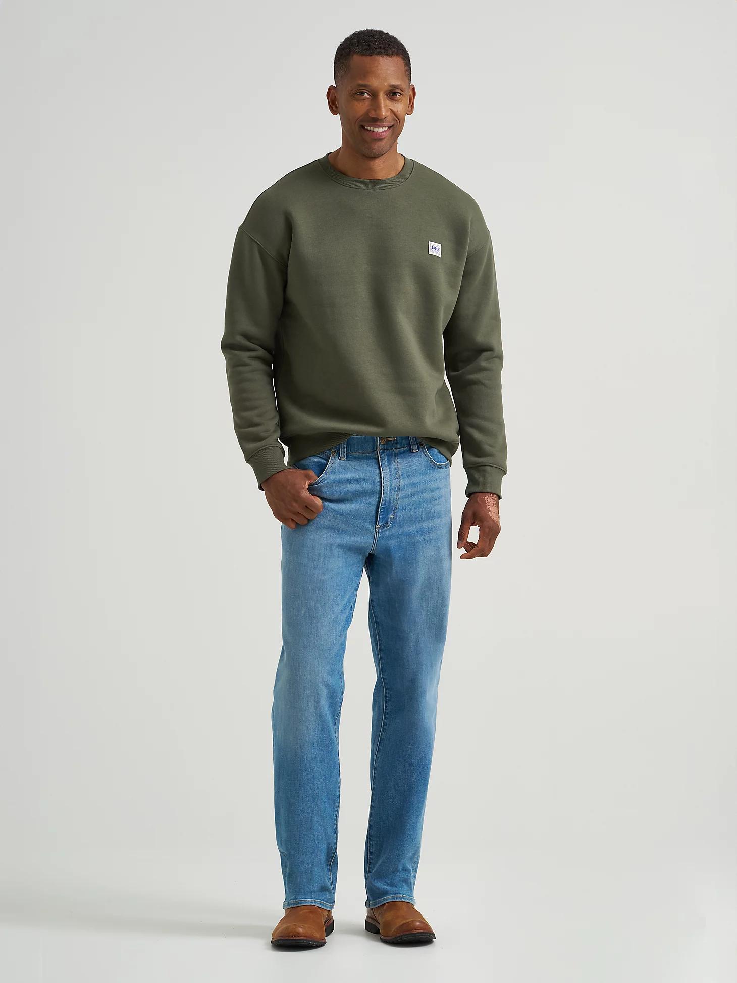 Men's Relaxed Fit Essential Workwear Sweatshirt | Men's Tops & Tees | Lee® Product Image