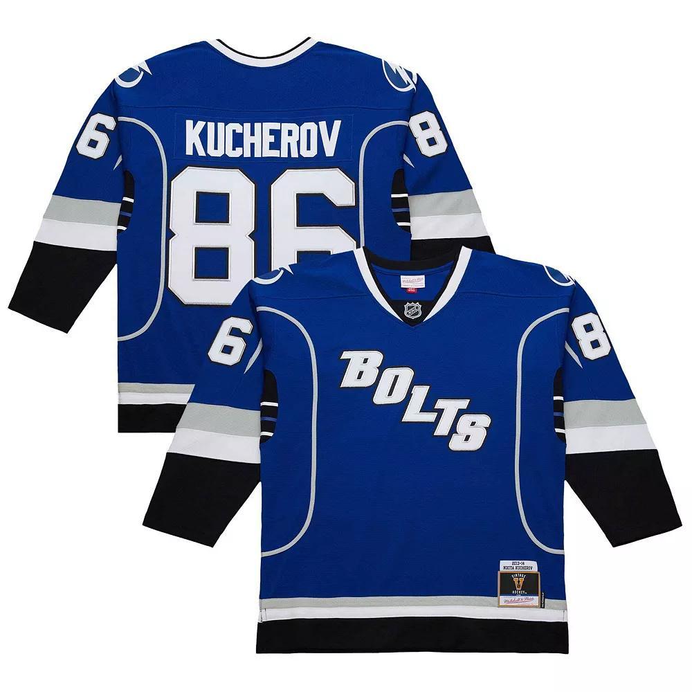 Men's Nikita Kucherov Blue Tampa Bay Lightning 2013-14 Power Play Jersey, Size: 3XL, Lgh Blue Product Image