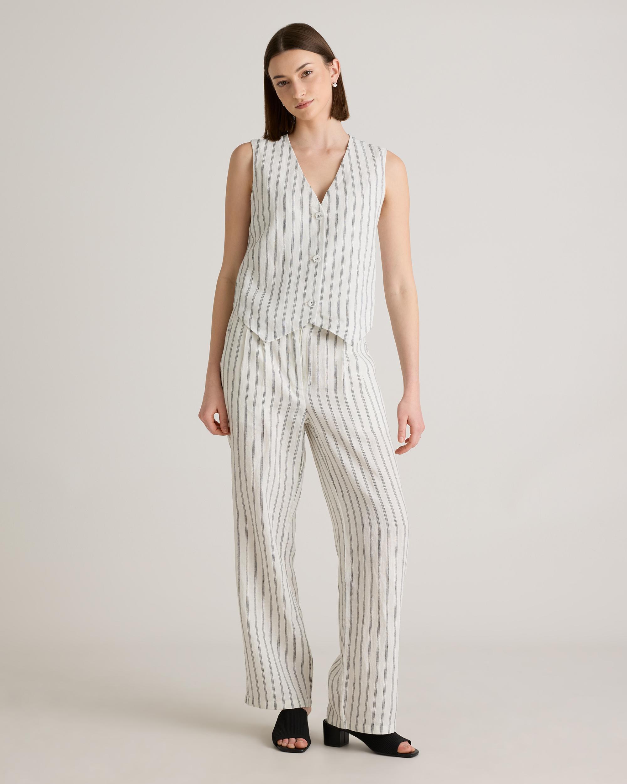 Quince | Women's 100% European Linen Vest Product Image