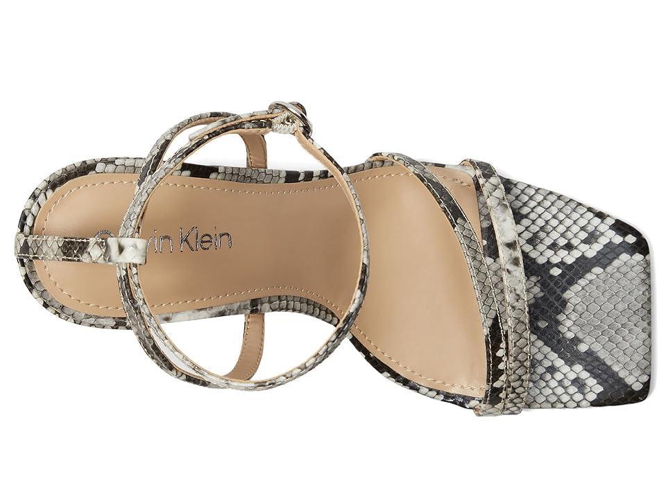 Calvin Klein Sassa Snake) Women's Sandals Product Image