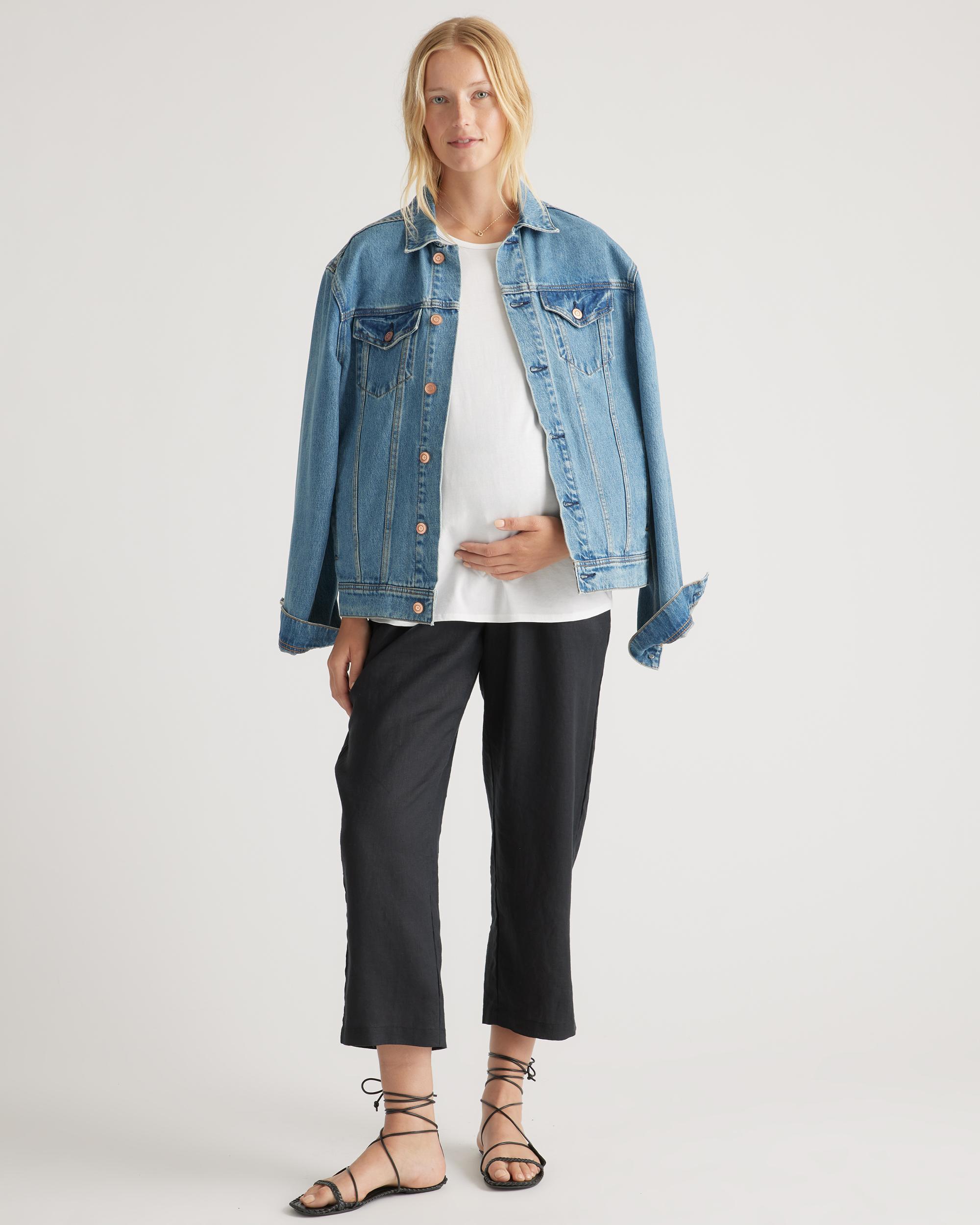 Quince | Women's Cotton Modal Maternity Crew Neck T-Shirt Cotton/Modal Product Image