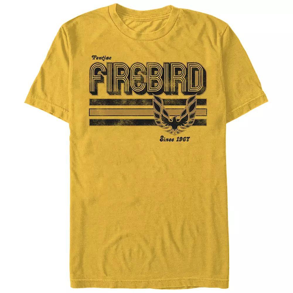Men's Pontiac Firebird Graphic Tee, Size: Small, Gold Product Image