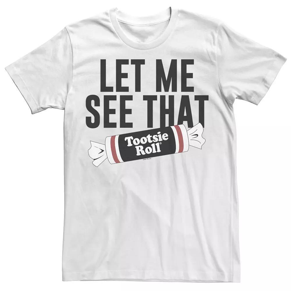 Men's Tootsie Roll Let Me See That Tee, Size: Small, White Product Image