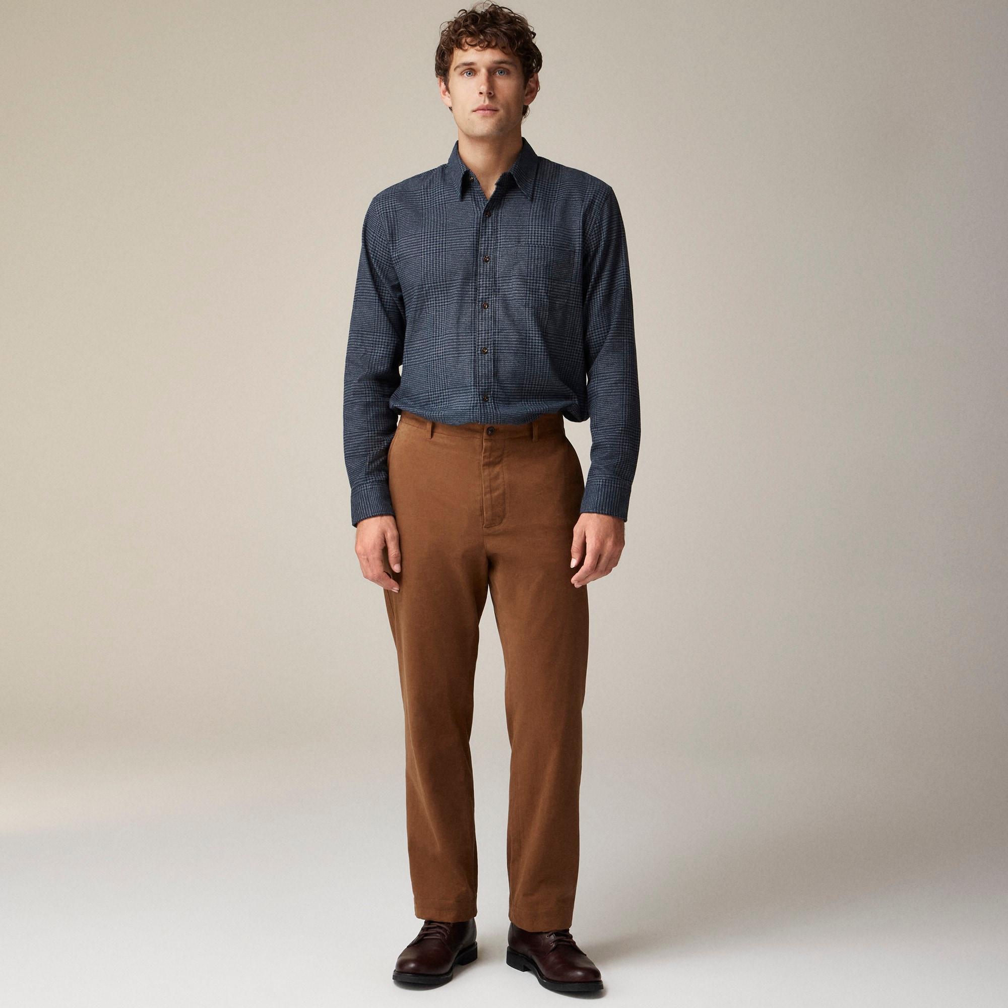 Kenmare Relaxed-fit suit pant in Italian cotton blend Product Image