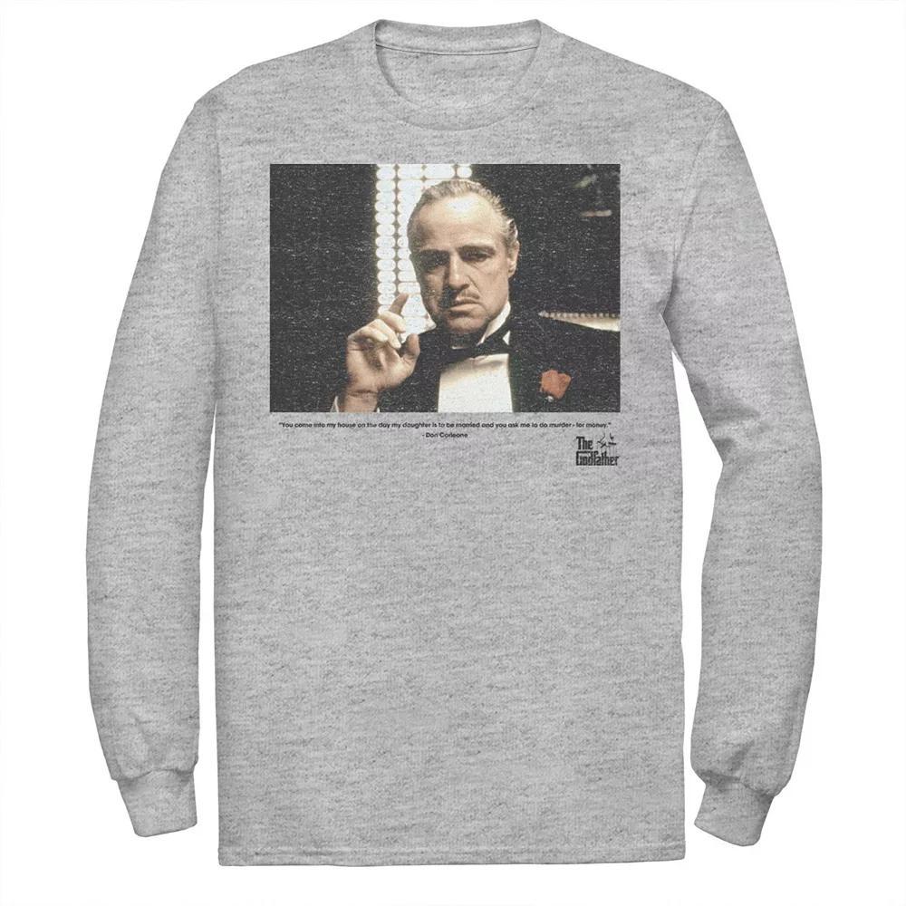 Men's The Godfather The Don Tee, Size: XL, Athletic Grey Product Image