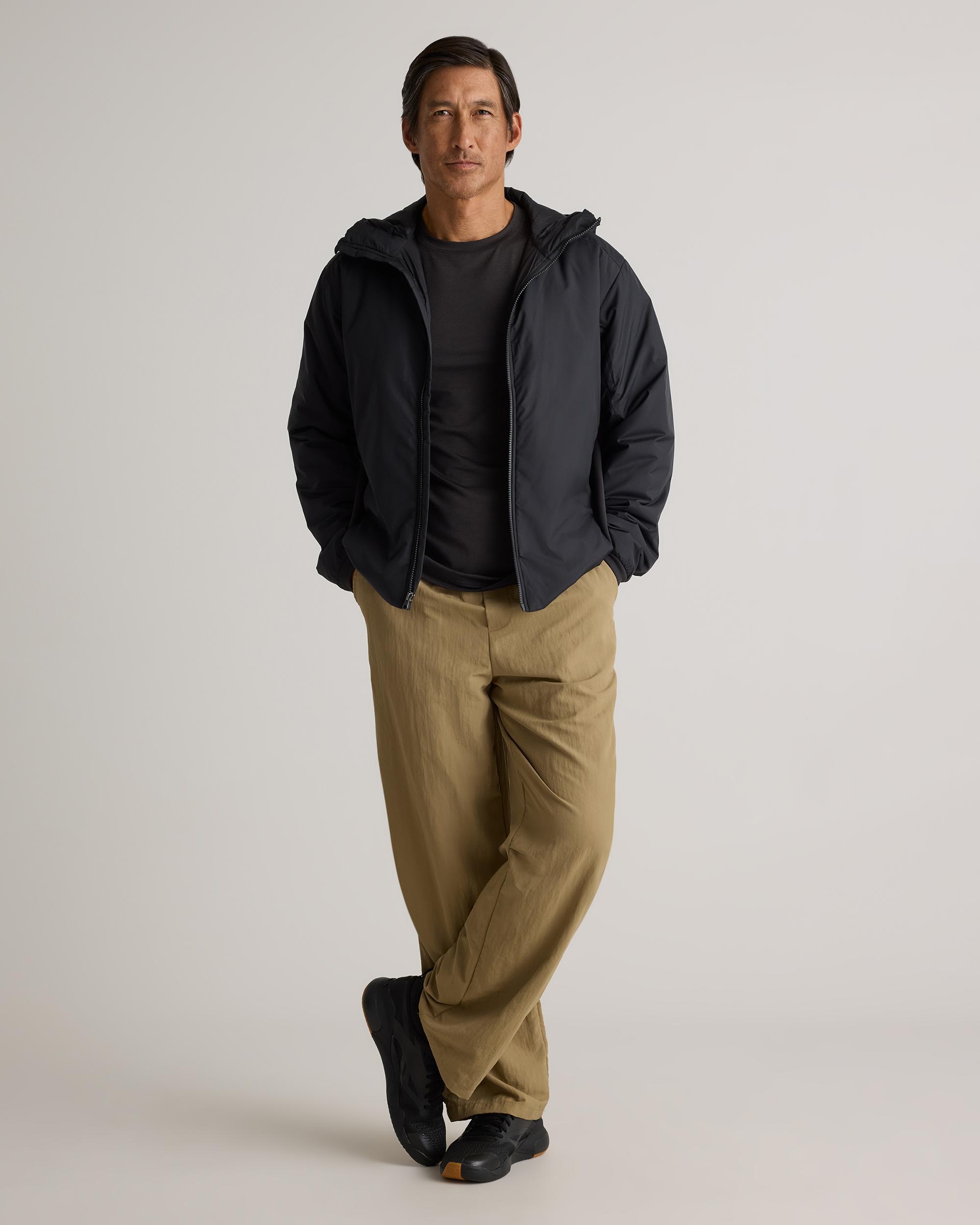 Quince | Men's Hybrid Insulated Lightweight Hooded Jacket 100% Polyester Product Image