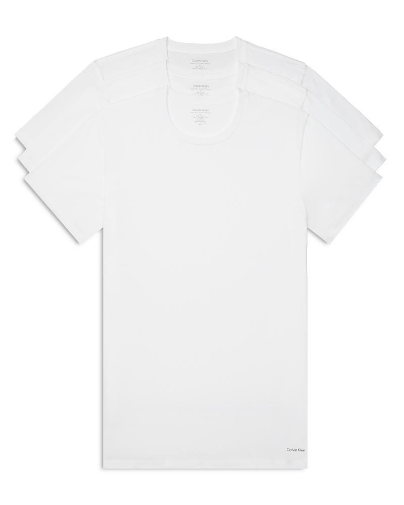 Men's Calvin Klein 3-pack Crewneck Tees, Size: XL, White Product Image