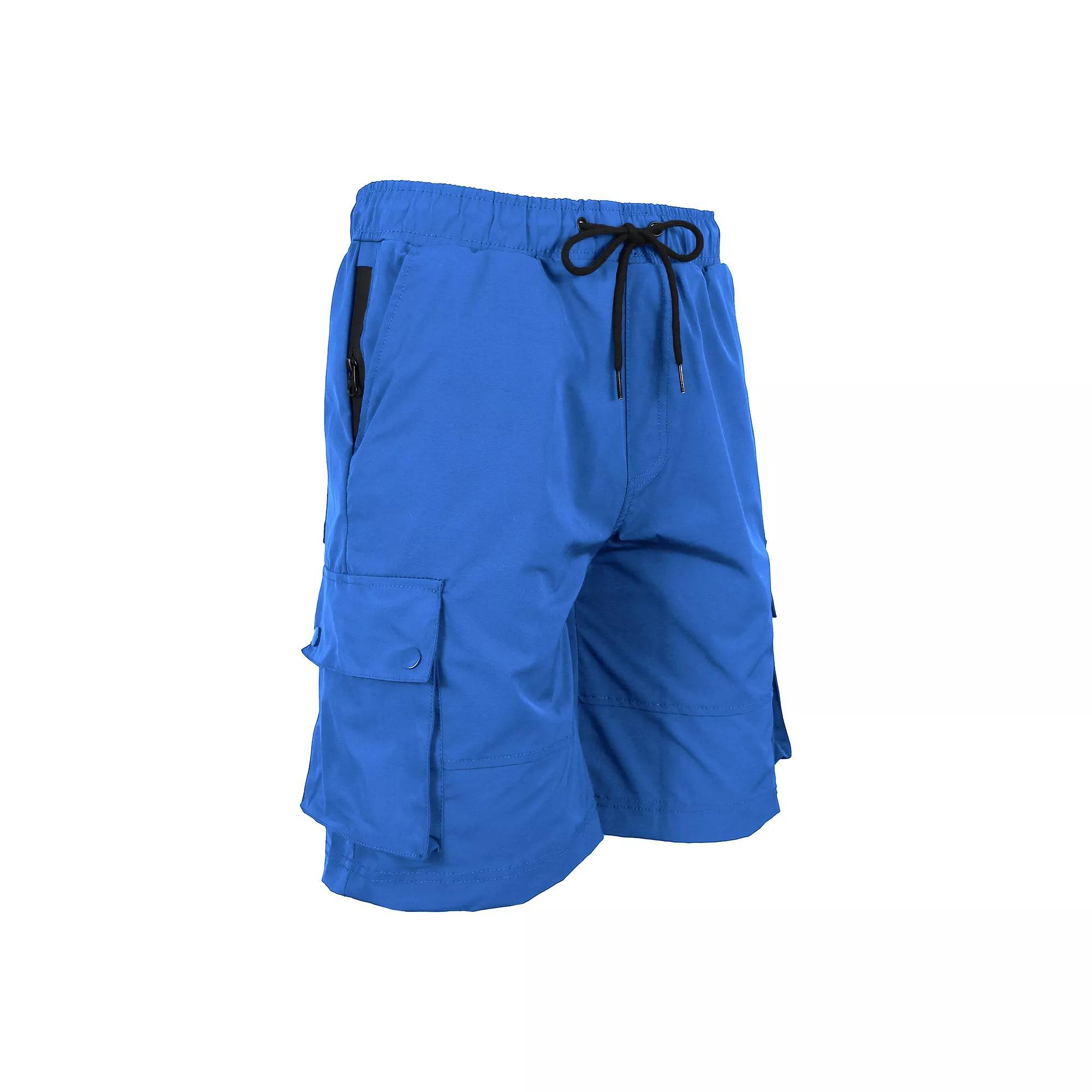 Men's JumpStart 9.5" Moisture-Wicking Quick-Dry Performance Cargo Shorts, Size: Small, Royal Product Image