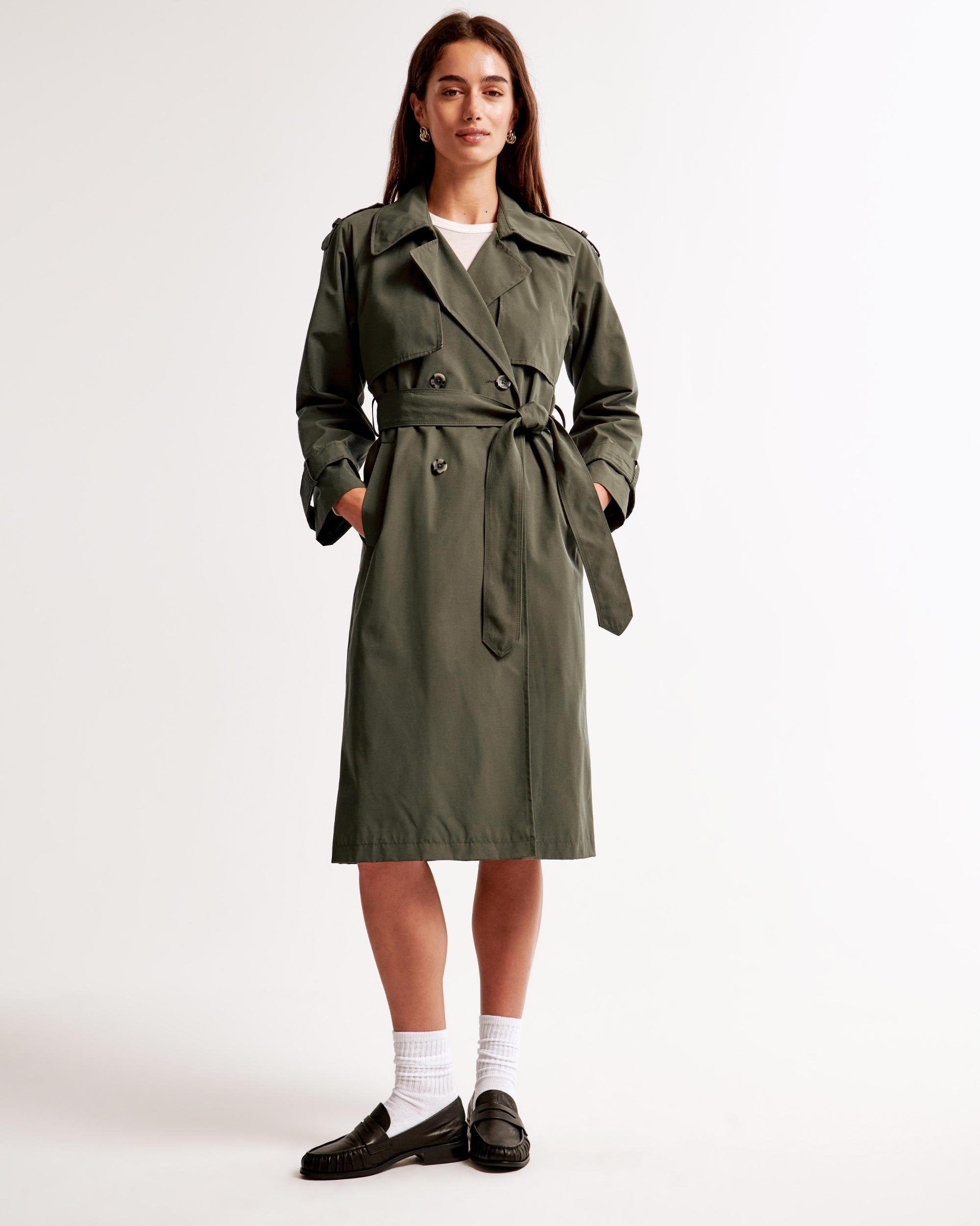 Classic Long Trench Coat Product Image