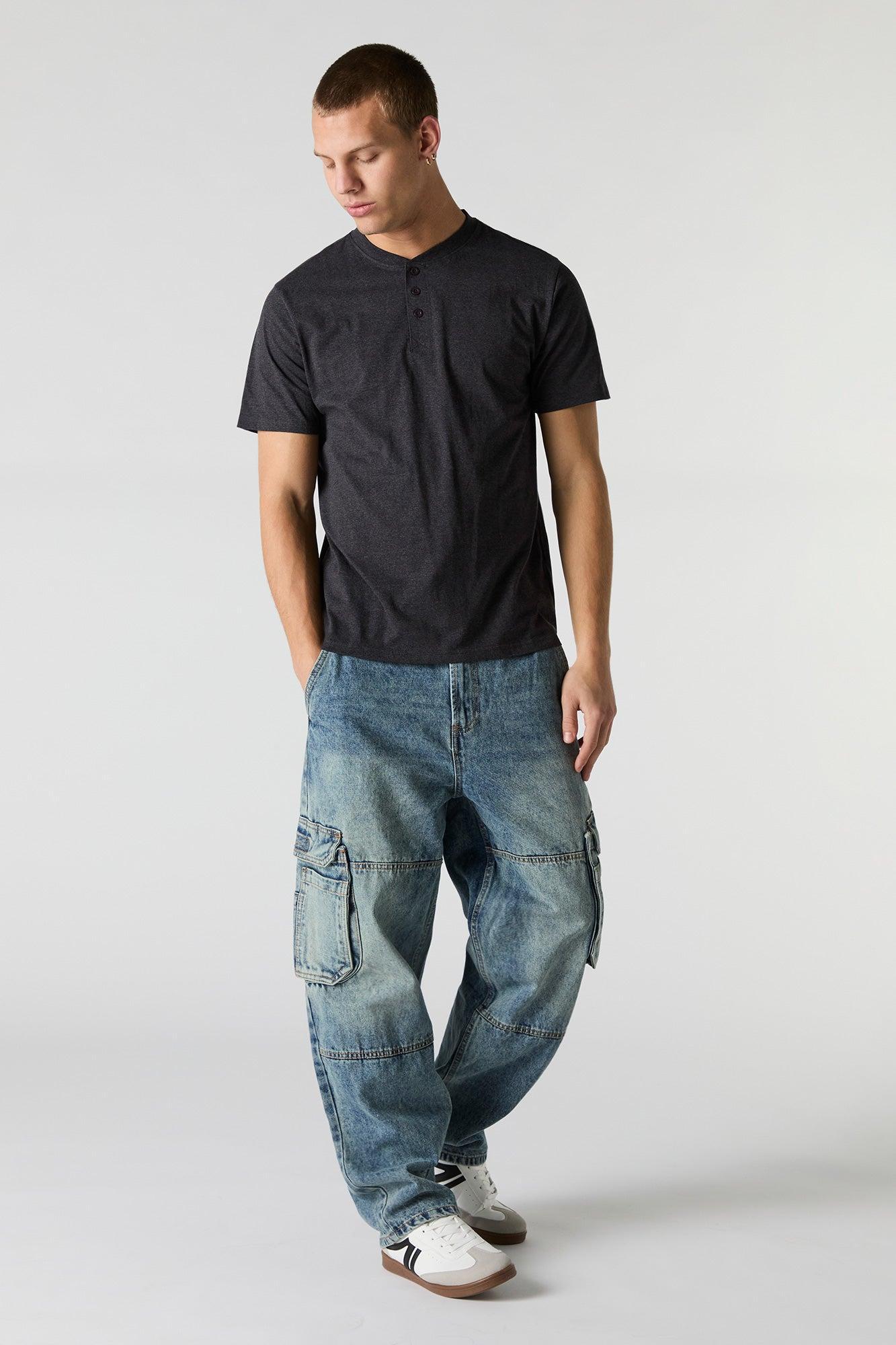 Everyday Henley Top Male Product Image