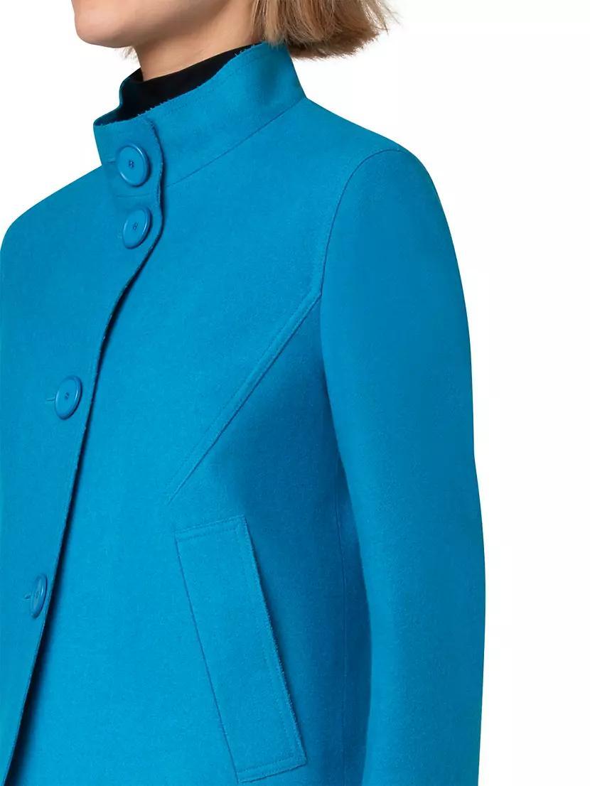 Wool-Blend Boxy Jacket Product Image