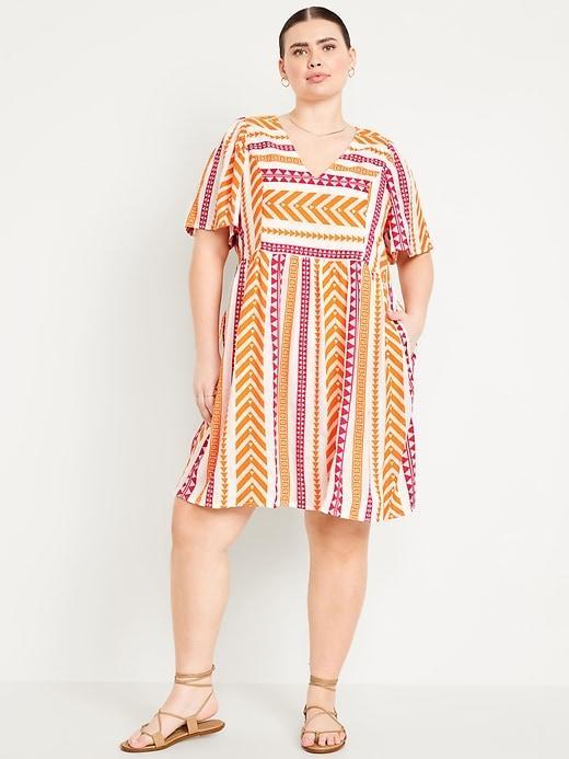 Jacquard Mini Swing Dress Product Image