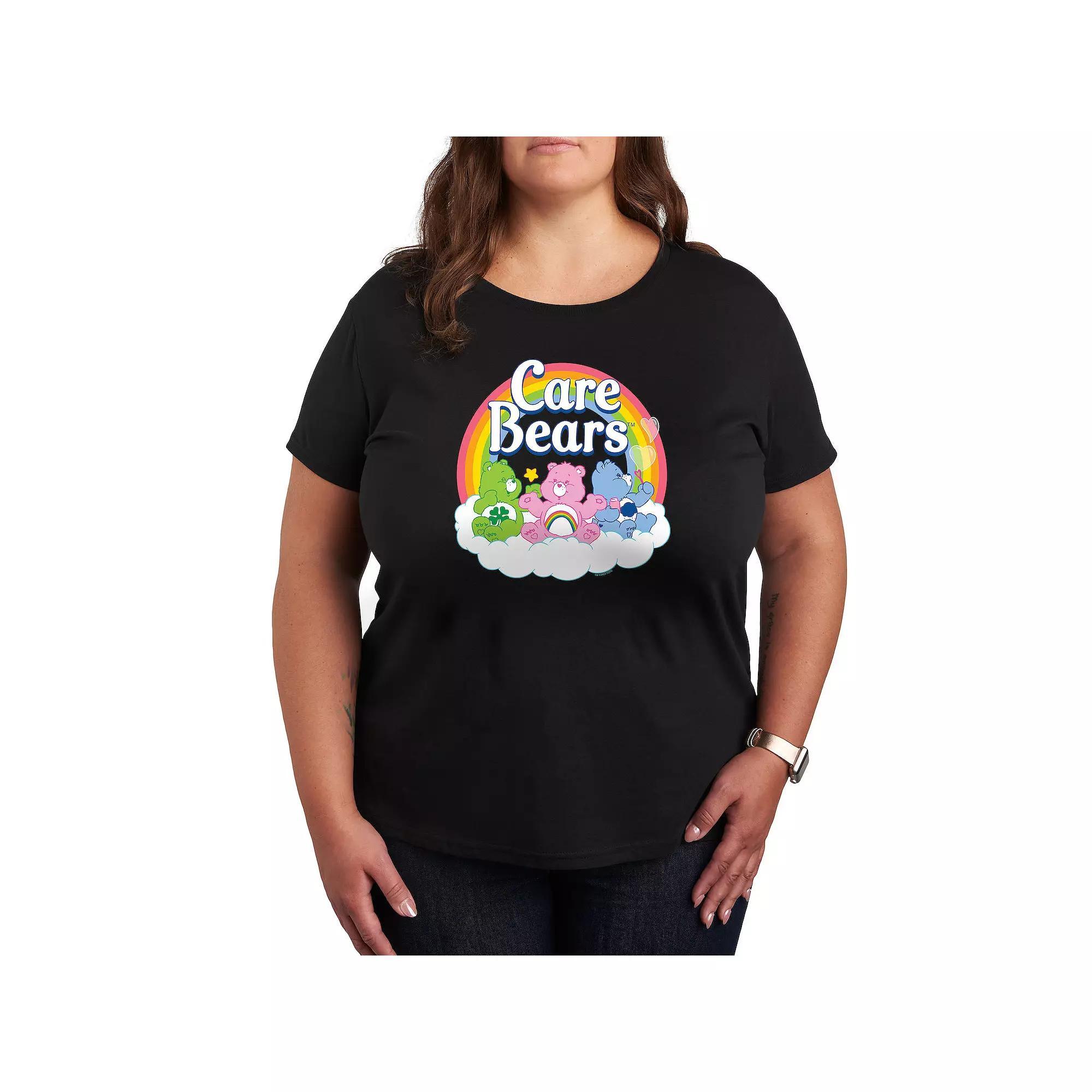 Plus Care Bears Logo Group Graphic Tee, Womens Product Image