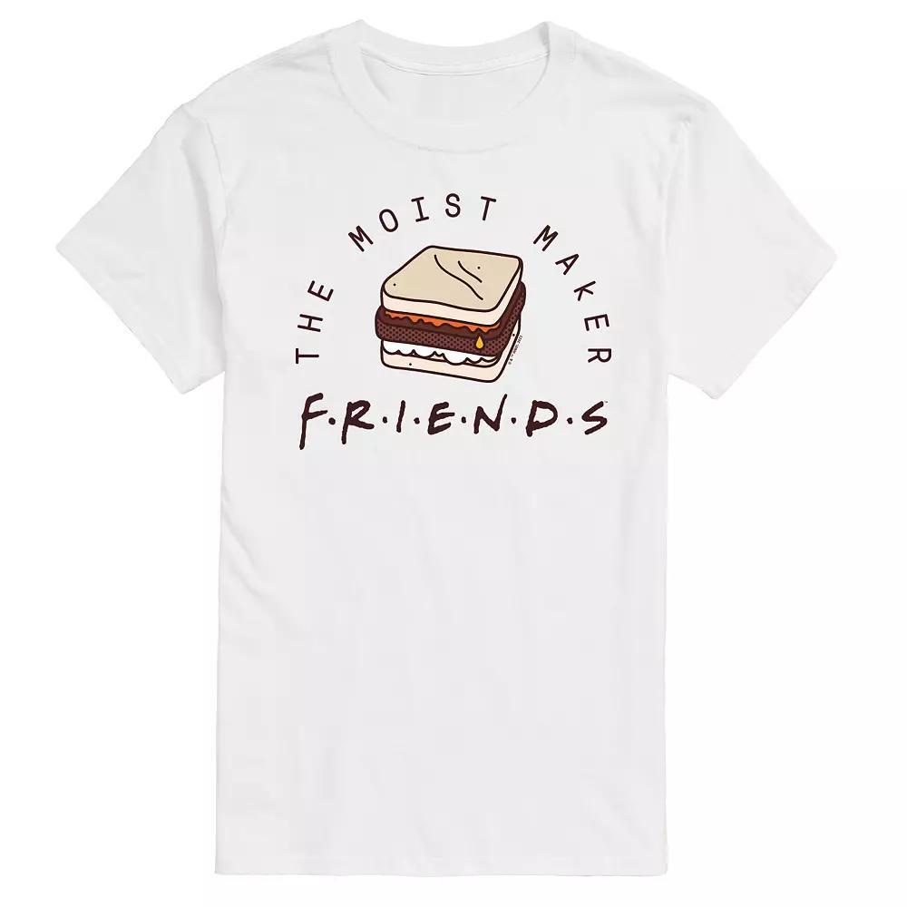 Men's Friends Thanksgiving Graphic Tee, Size: Large, Yellow Product Image