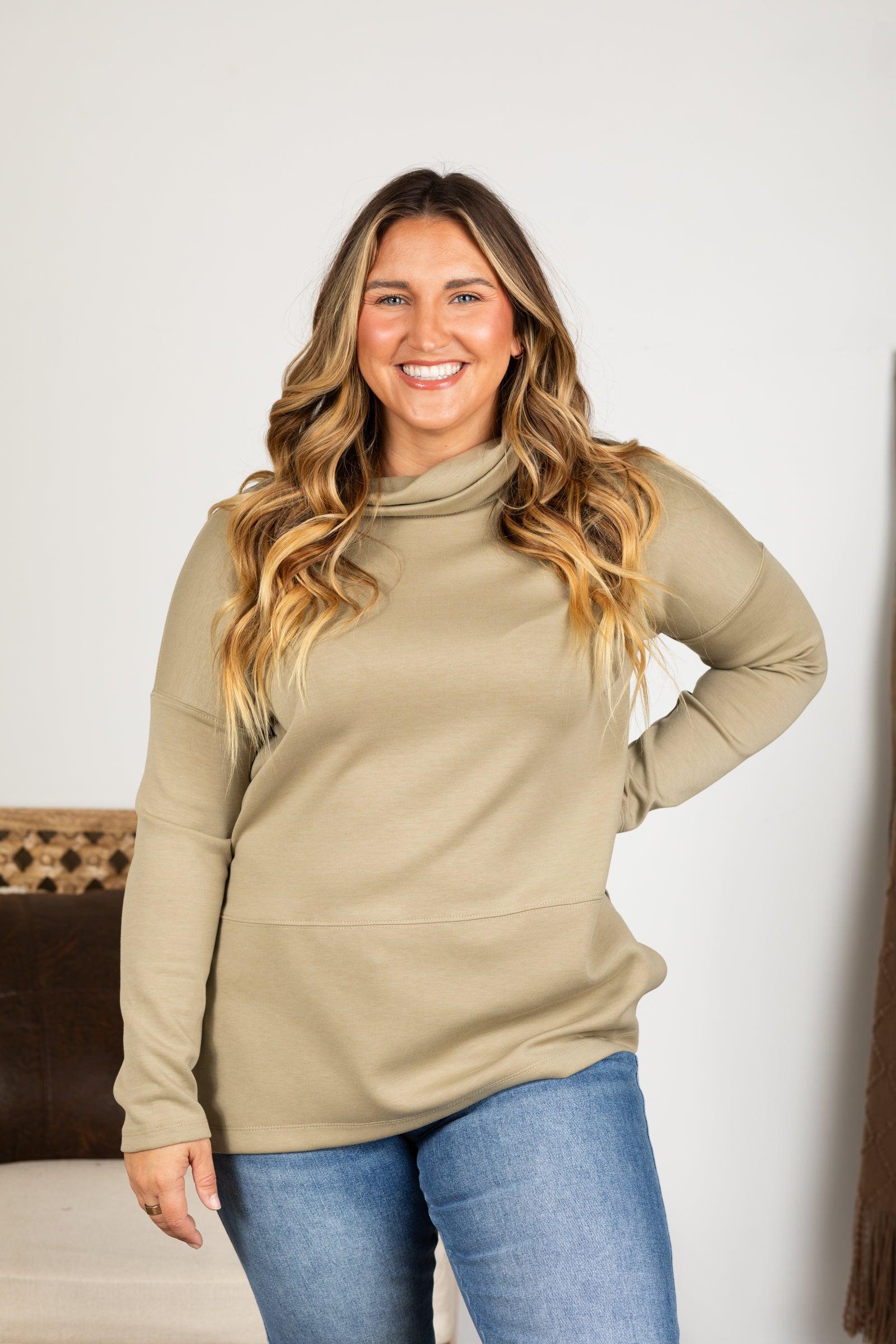 Scuba Sweatshirt With Side Slit Detail Product Image