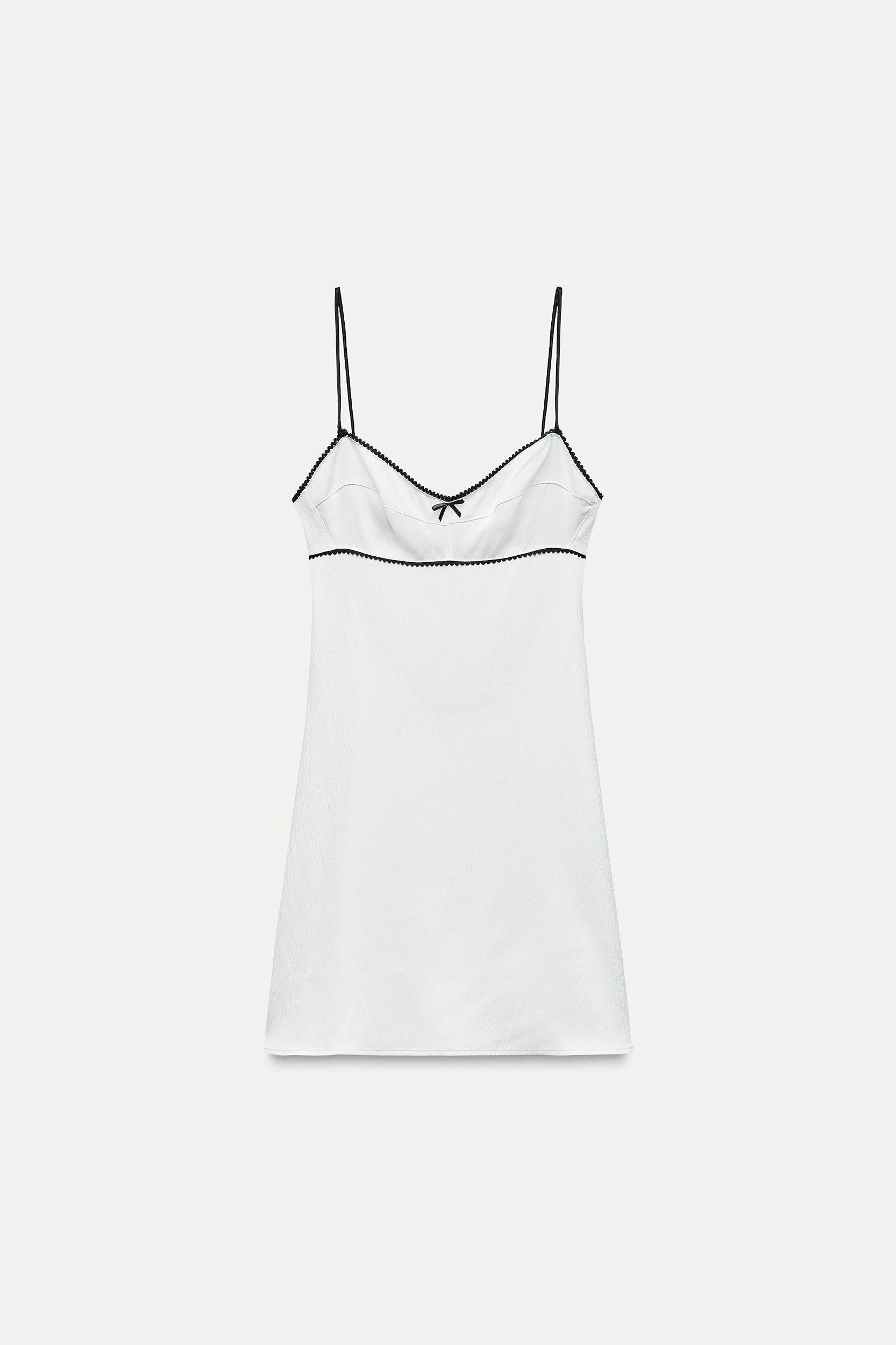SATIN SLIP DRESS Product Image