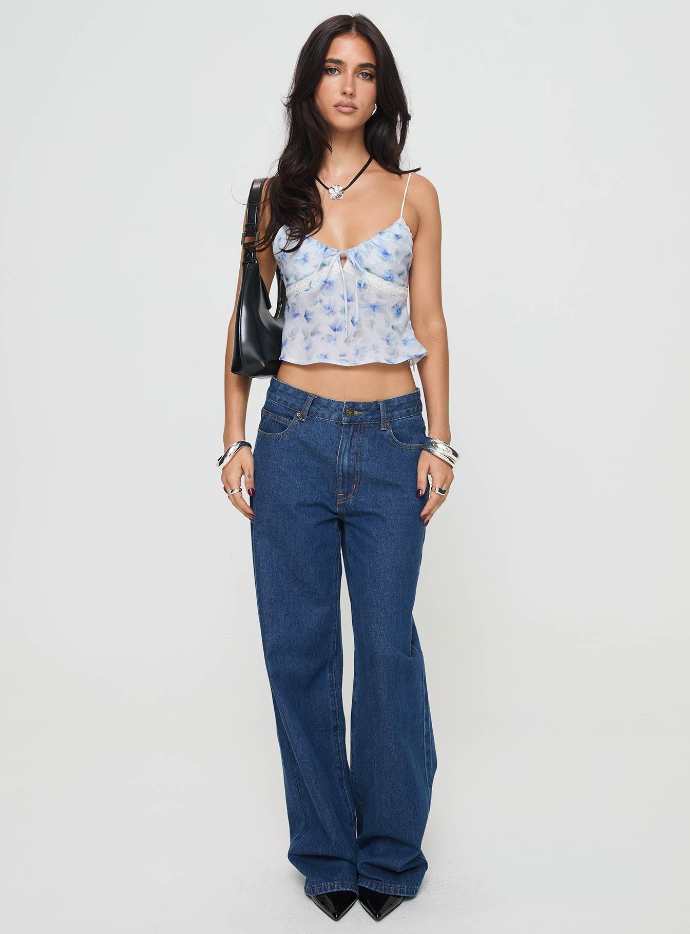 Karta Top White / Blue Product Image