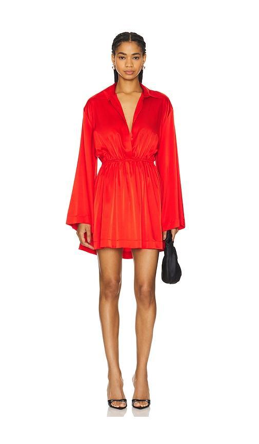 Aesha Mini Shirt Dress CAROLINE CONSTAS Product Image