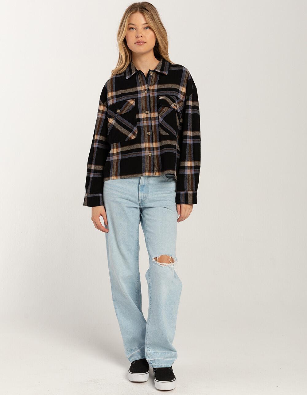 BRIXTON Bowery Womens Crop Flannel Product Image