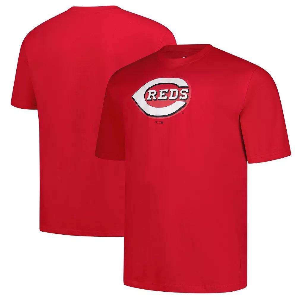 Men's Profile Red Cincinnati Reds Big & Tall Primary Logo T-Shirt, Size: 4XB, Red Red Product Image