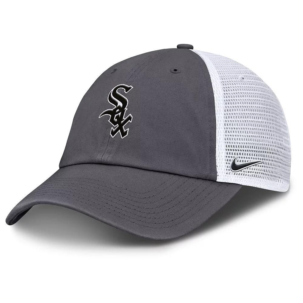 Men's Nike Gray Chicago White Sox Adjustable Trucker Hat, Size: Medium/Large, Grey Product Image
