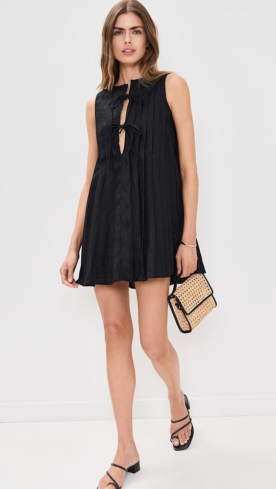 VRG GRL Valeria Linen Mini Dress | Shopbop Product Image