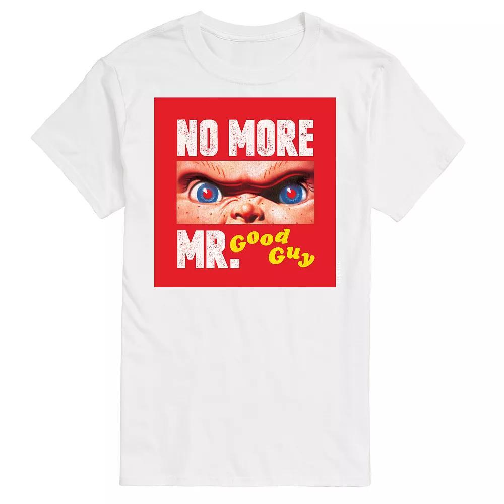 Big & Tall Chucky No More Mr Good Guy Graphic Tee, Mens Product Image