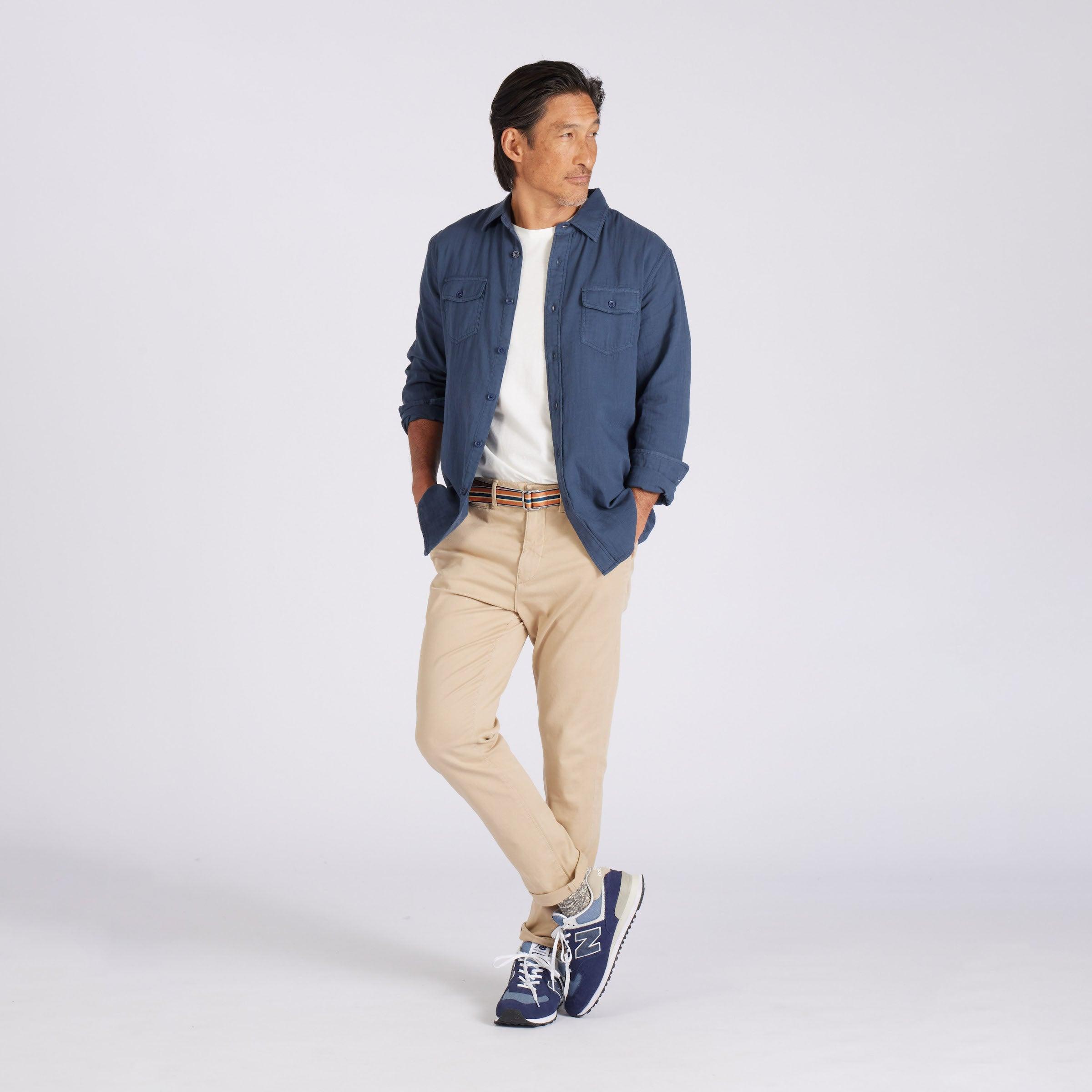 Precision Stretch Classic Fit Chino - Khaki Product Image