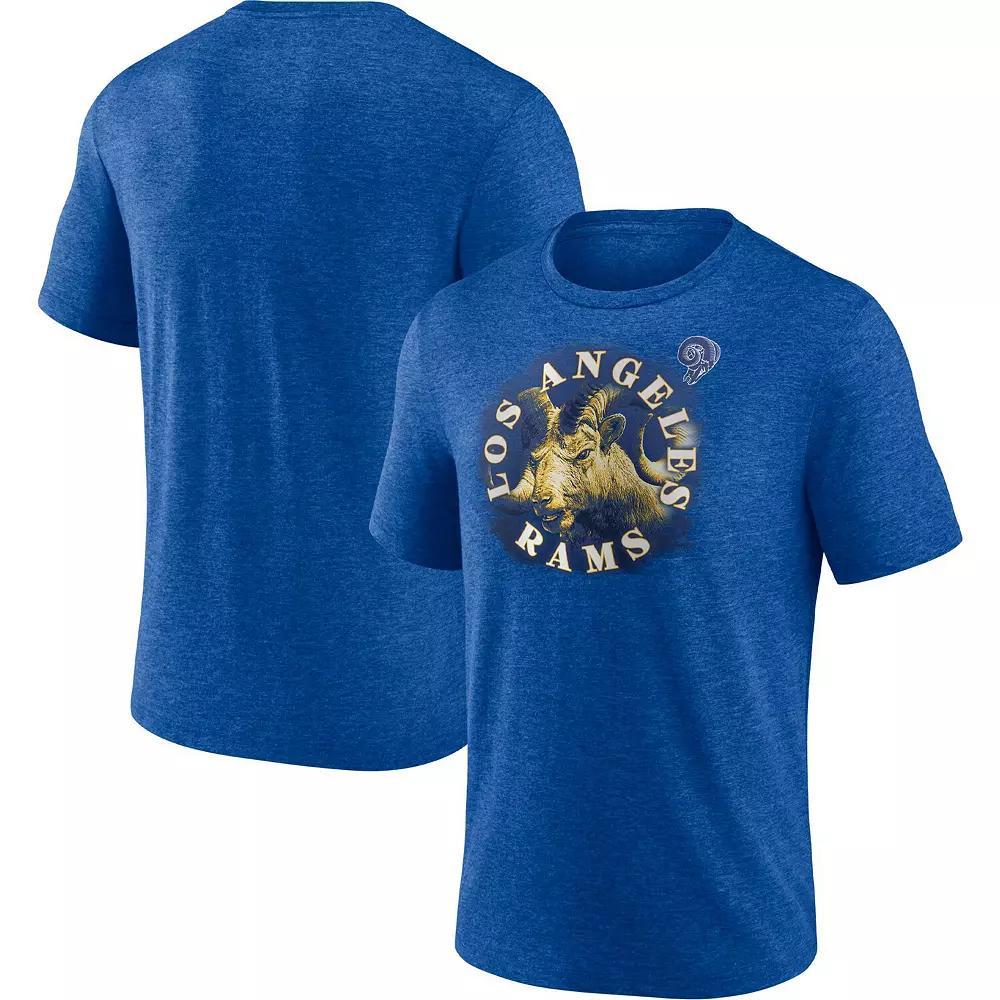 Men's Fanatics Branded Heathered Royal Los Angeles Rams Sporting Chance T-Shirt, Size: 2XL, Blue Product Image