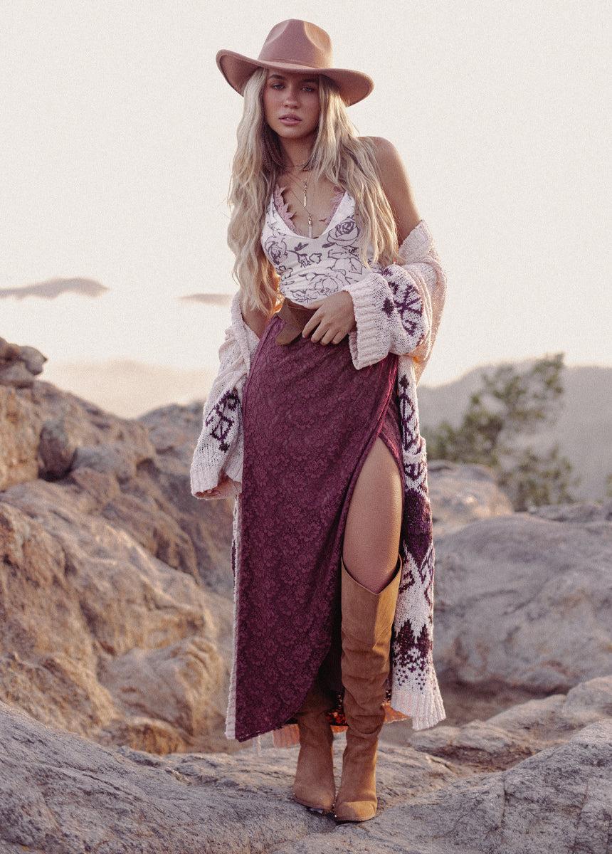 Anita Skirt in Deep Rose Female Product Image