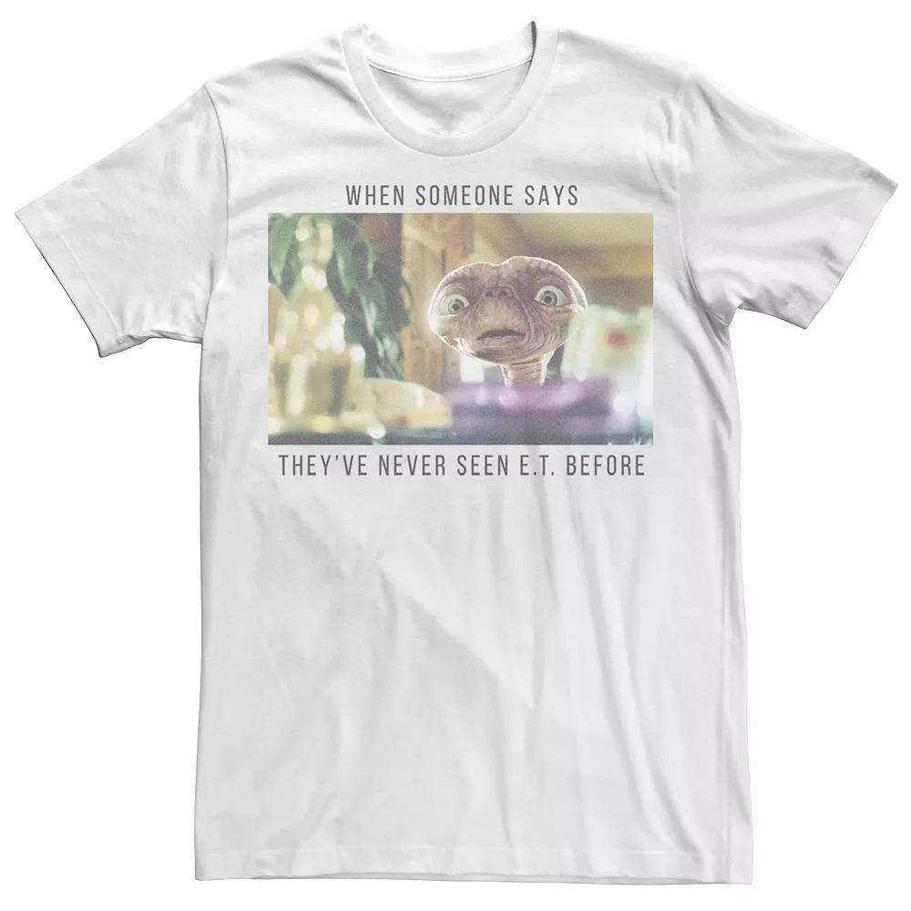 Men's E.T. Meme Portrait Tee, Size: Large, White Product Image