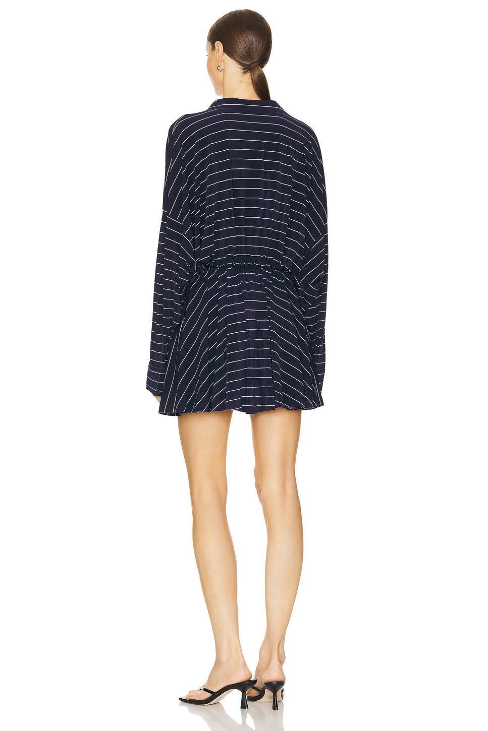 Super Oversized Shirt Flared Mini Dress Norma Kamali Product Image