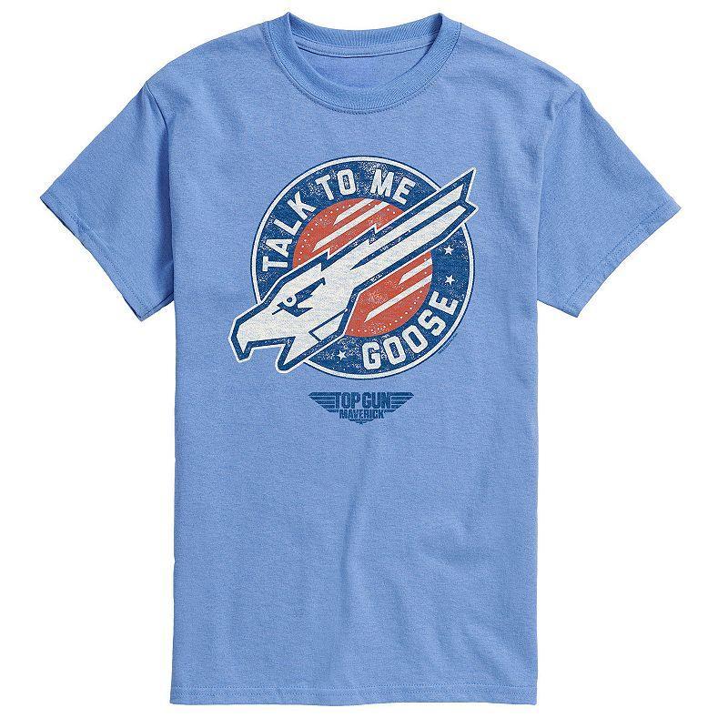 Men's Top Gun Maverick Talk To Me Goose Tee, Size: Small, Blue Product Image