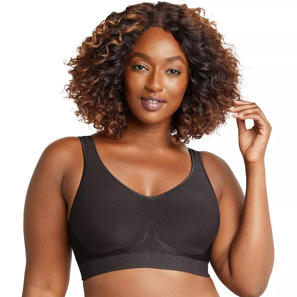 Bali Comfort Revolution Shaping Wireless Bra DF3488, Womens Blue Dot Product Image