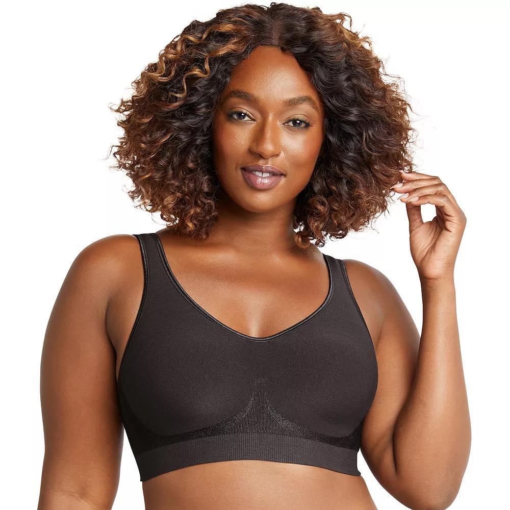Bali Comfort Revolution Shaping Wireless Bra DF3488, Womens Blue Dot Product Image