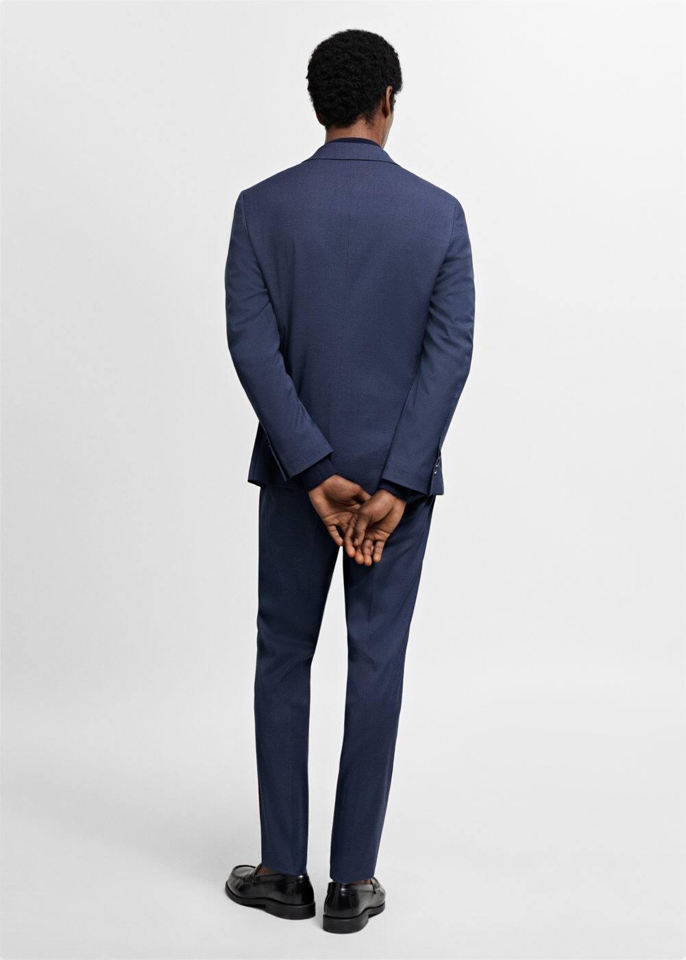Mango Mens Stretch Fabric Super Slim-Fit Suit Blazer Product Image