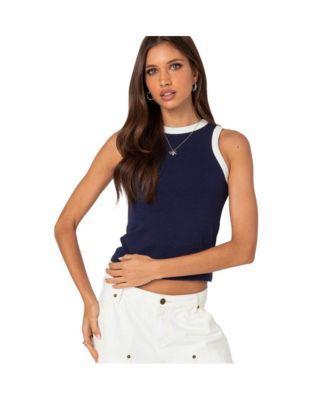 Edikted Womens Tammy Contrast Tank Top Product Image