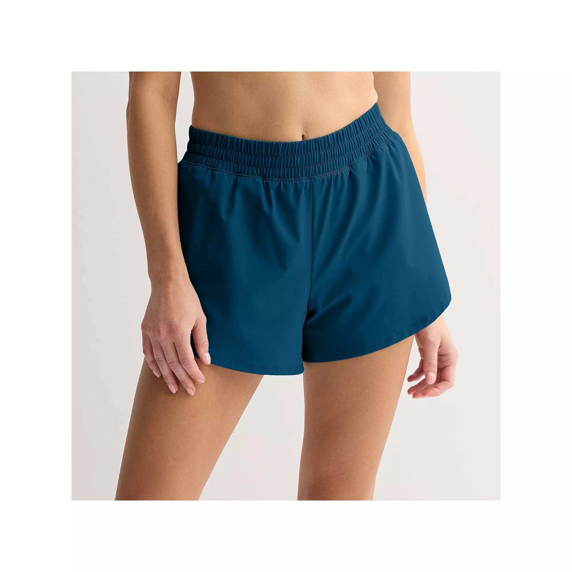 Women's Tek Gear Woven Run Shorts, Size: XXL, Blue Crayon Product Image