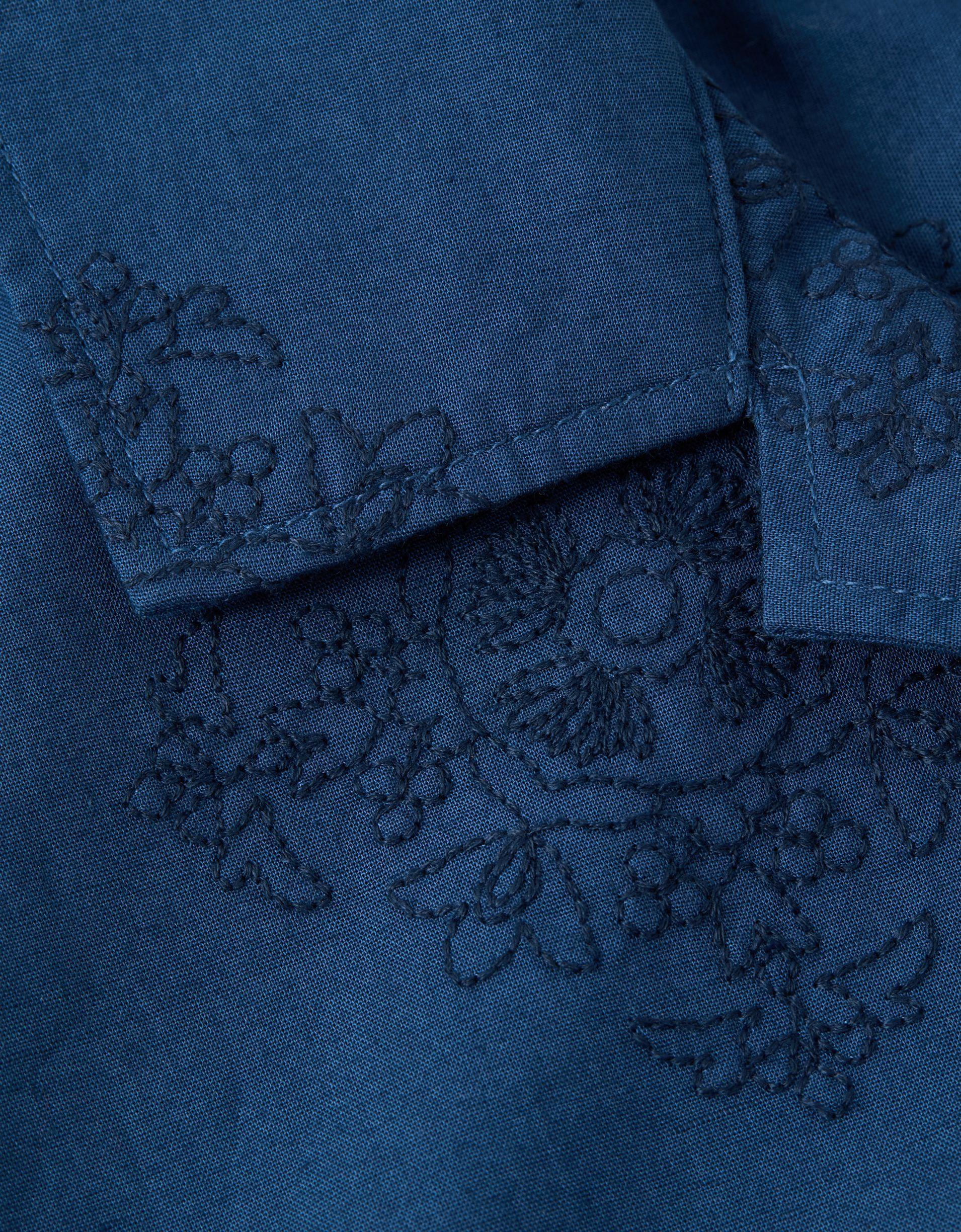 AE Poolside Linen-Blend Printed Button-Up Shirt Product Image