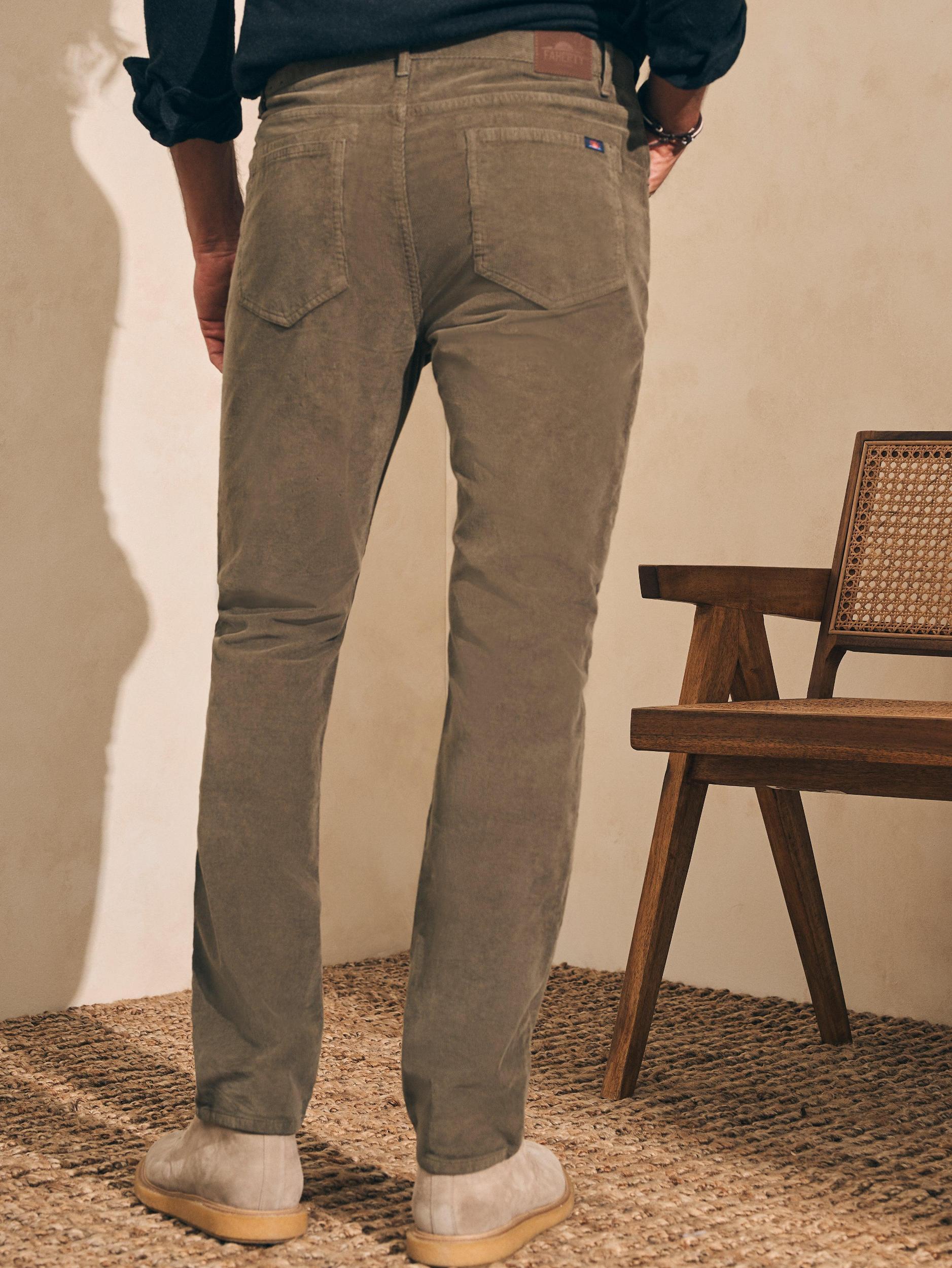 Stretch Corduroy 5-Pocket Pant (32" Inseam) - Surplus Olive Male Product Image