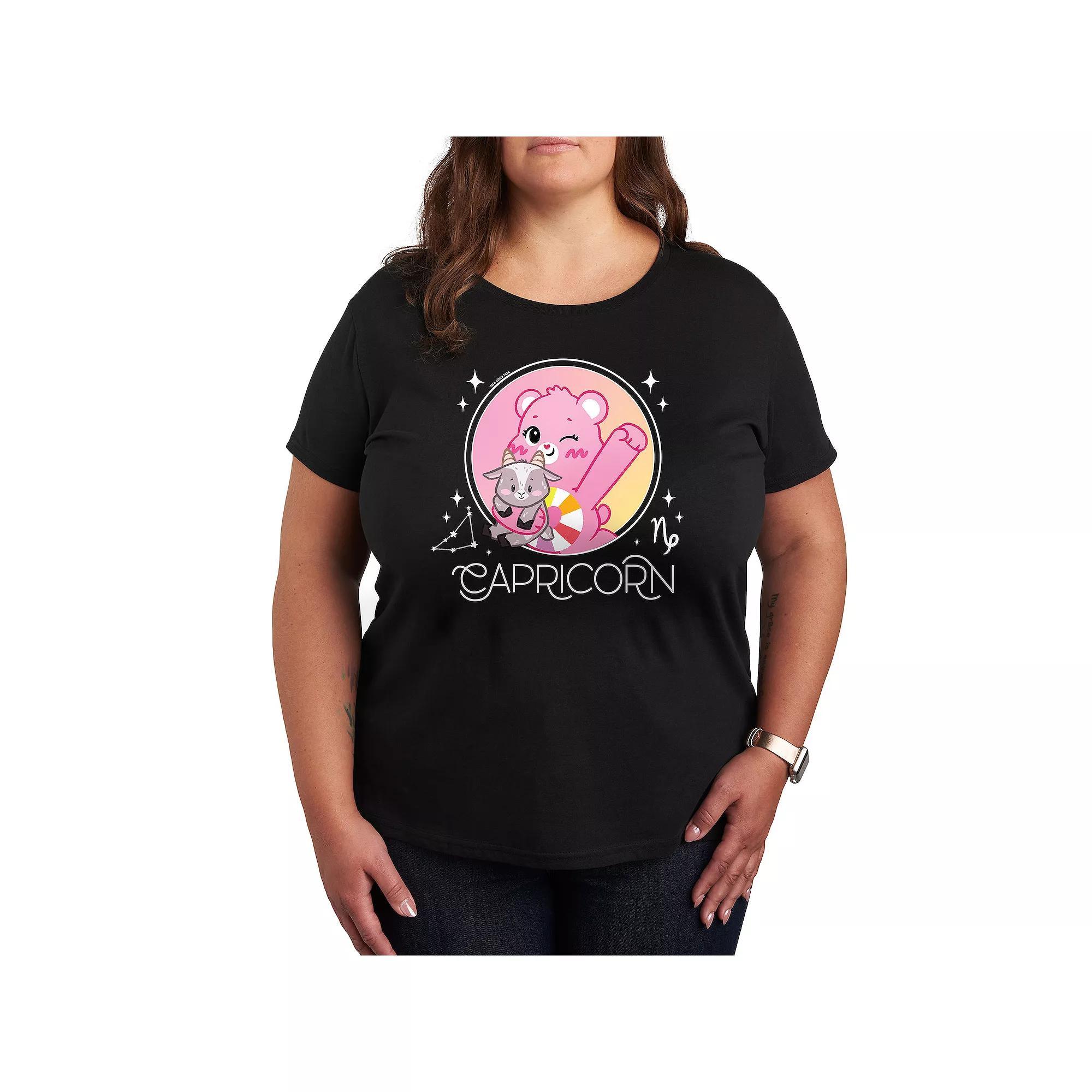 Plus Dog Paw Rainbow Graphic Tee, Womens Product Image