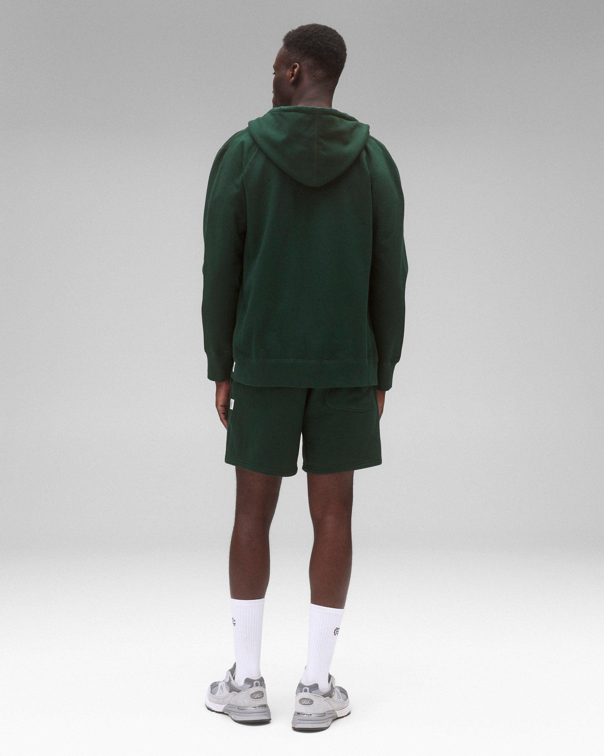 Midweight Terry Slim Zip Hoodie Male Product Image