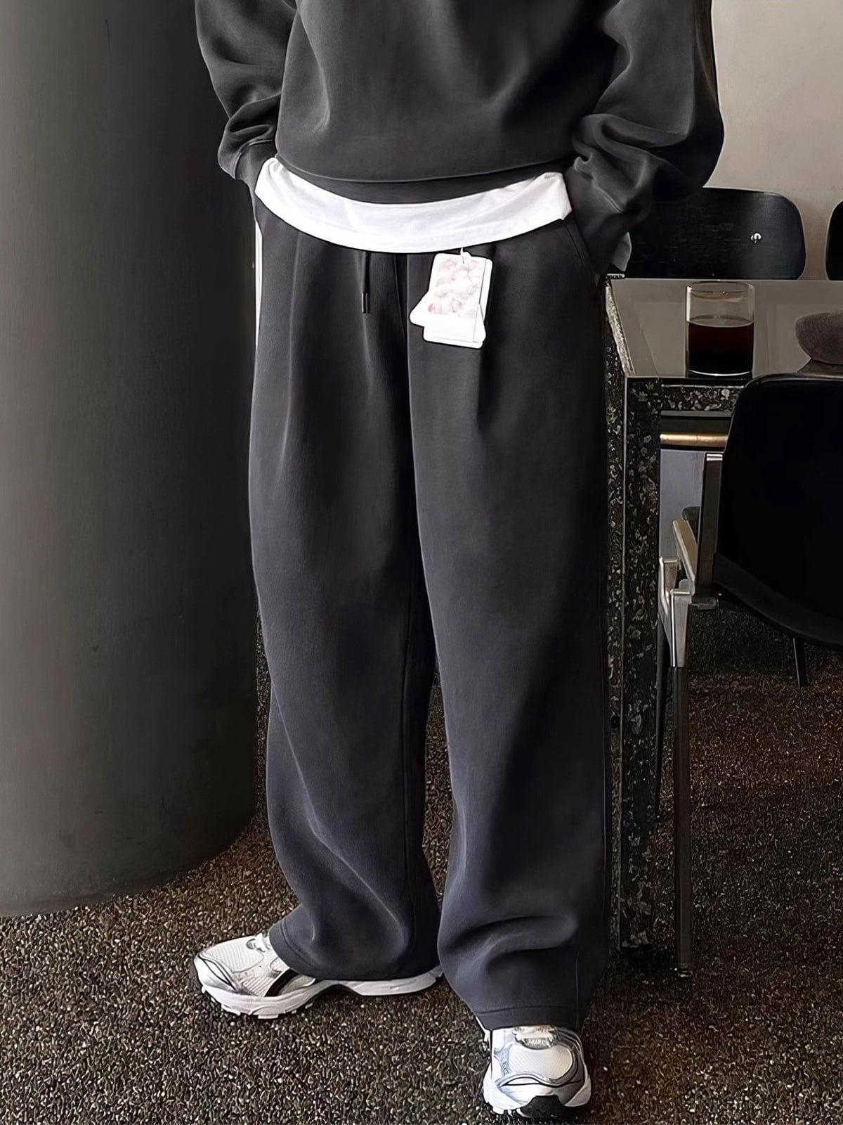 RT No. 12451 PLEATED STRAIGHT SWEATPANTS Product Image